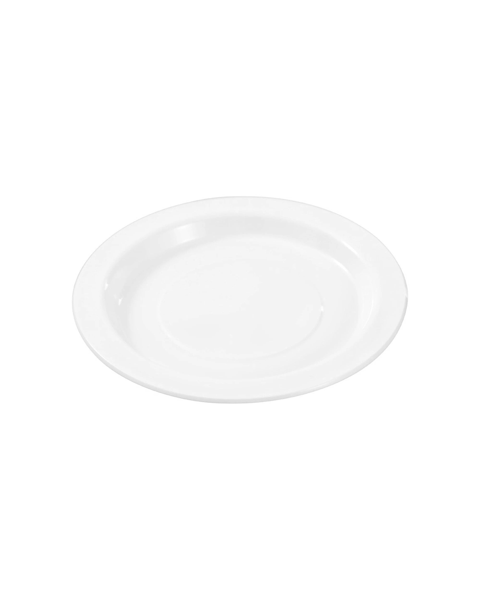 5 Lemon & Lime 400pc Reusable Plastic Side Plate Round 18cm Set - White, 5 of 6