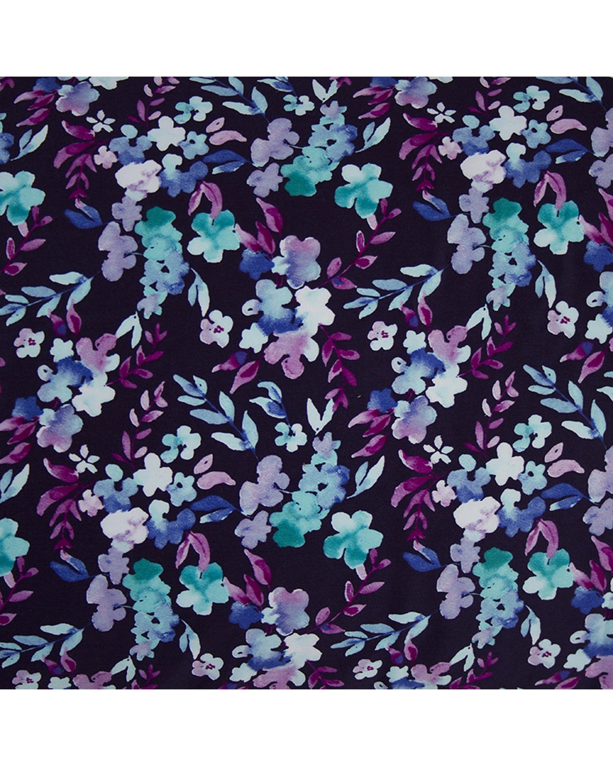 3 BAMBURY Quilt Cover Set Evelyn Cotton Sateen Hand Painted Floral - Queen Bed - Pattern, 3 of 5