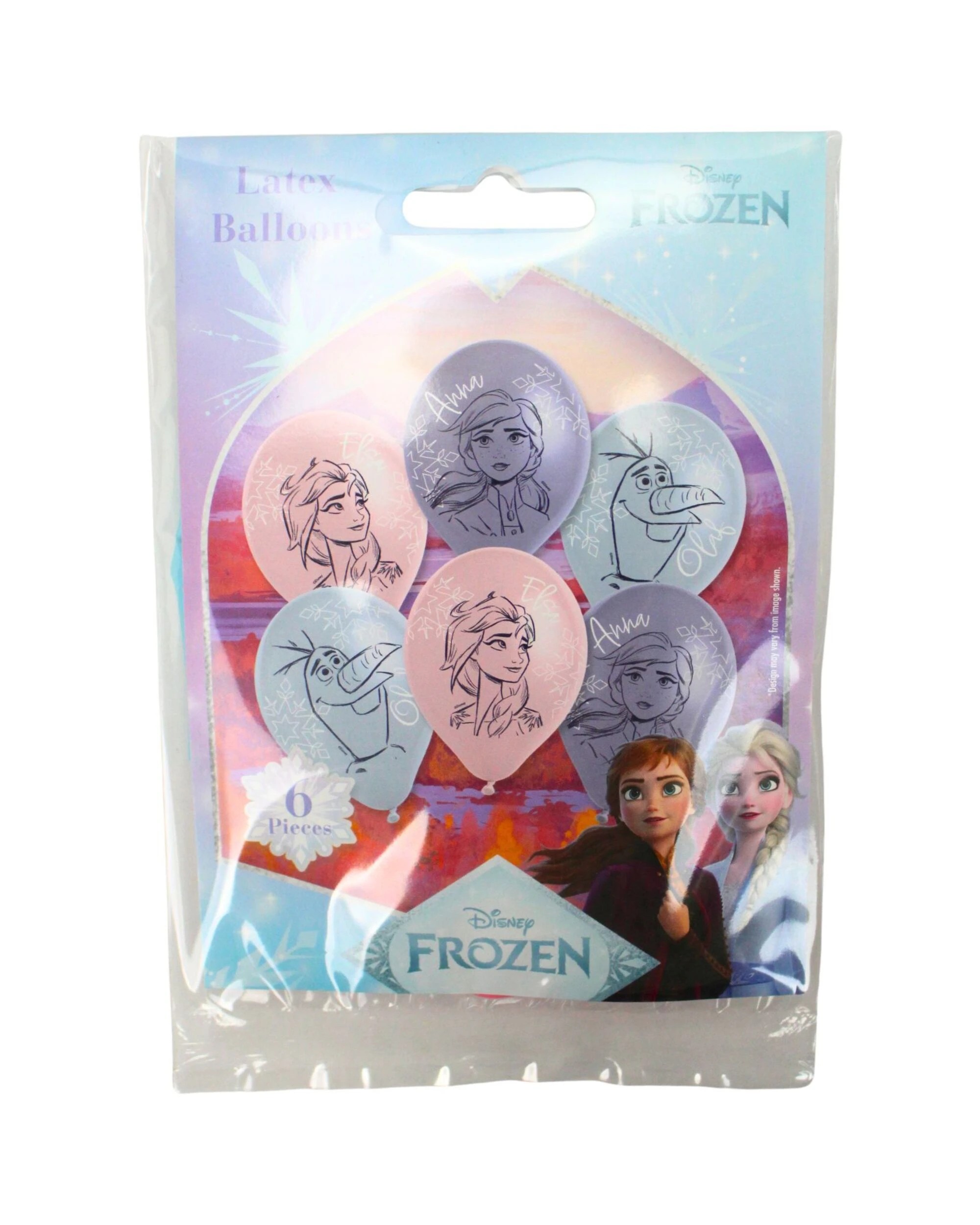 2 Anagram Frozen 2 Latex Balloons Pack of 6 - Multi, 2 of 3