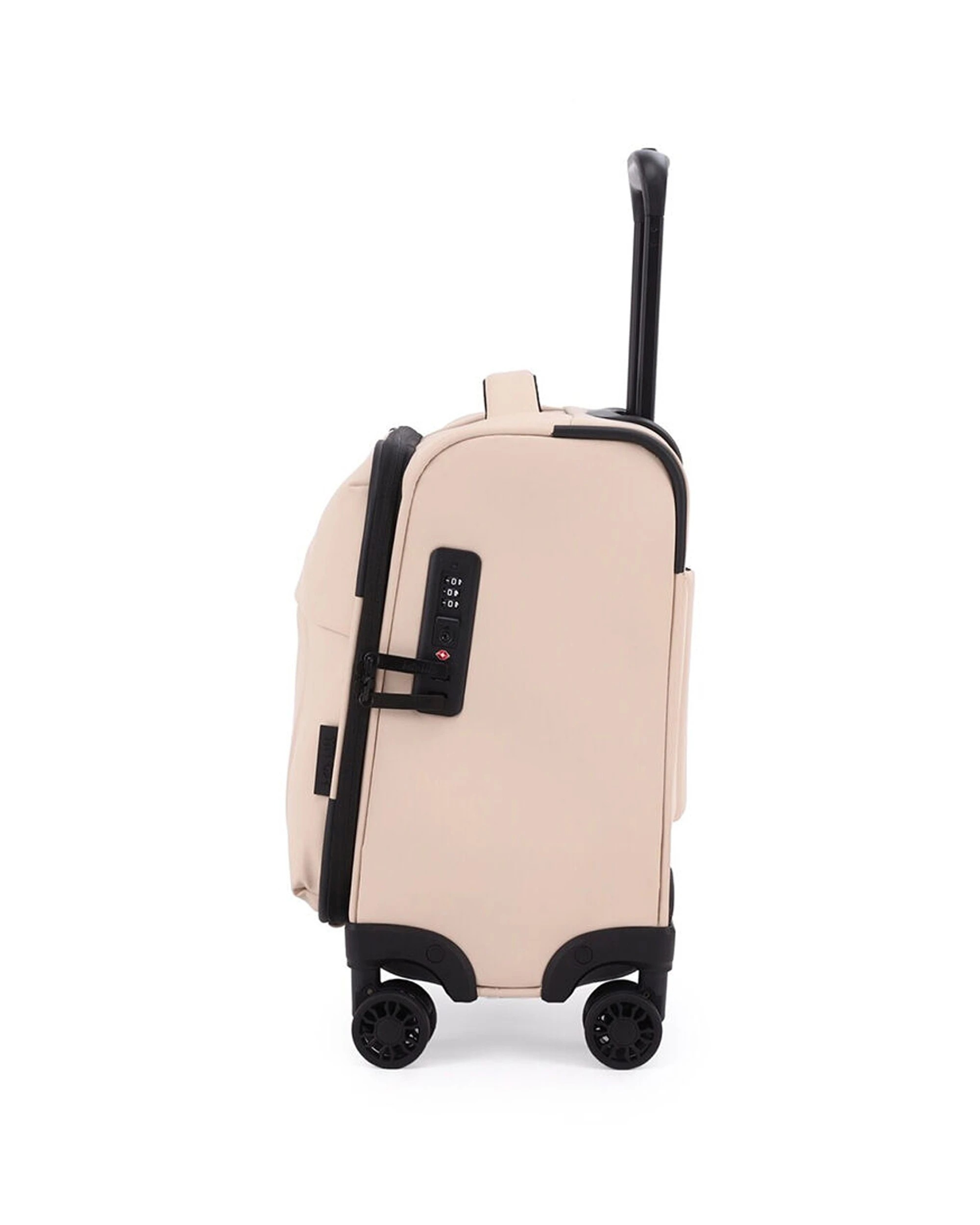 5 Kate Hill Willow Travel Luggage Mini Carry-On Bag Suitcase Lightweight - Beige, 5 of 8