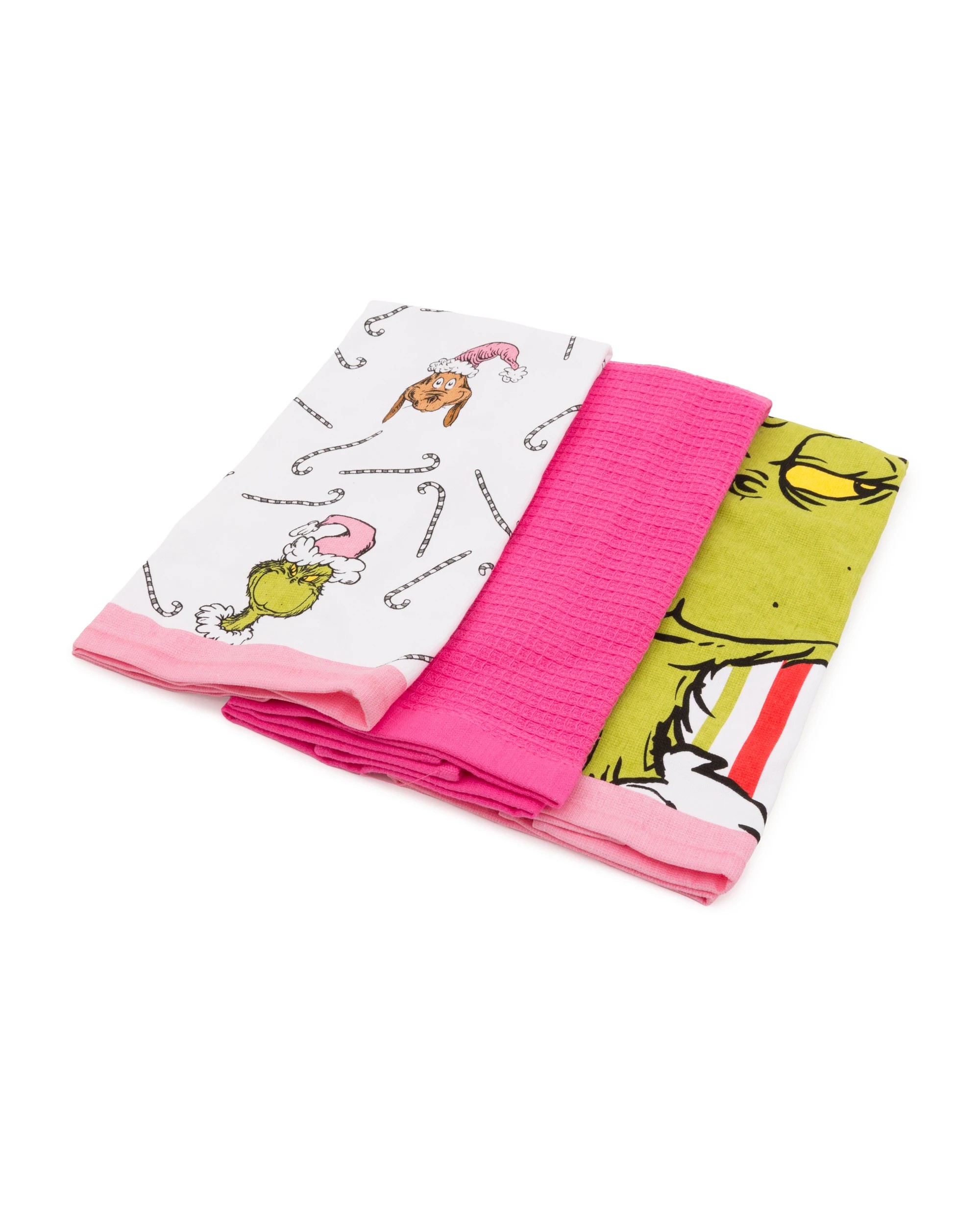 2 Set of 3 The Grinch Tea Towels, 2 of 5