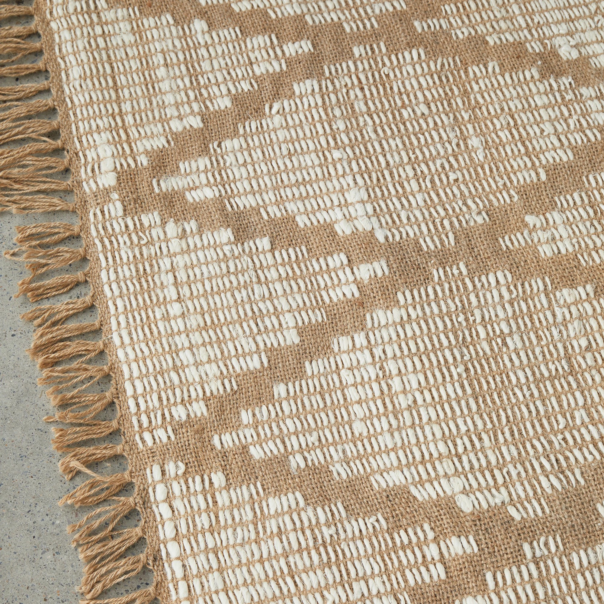 4 Common Ground Rugs Lombok 280x190cm - Large Jute Rug - Beige, 4 of 6