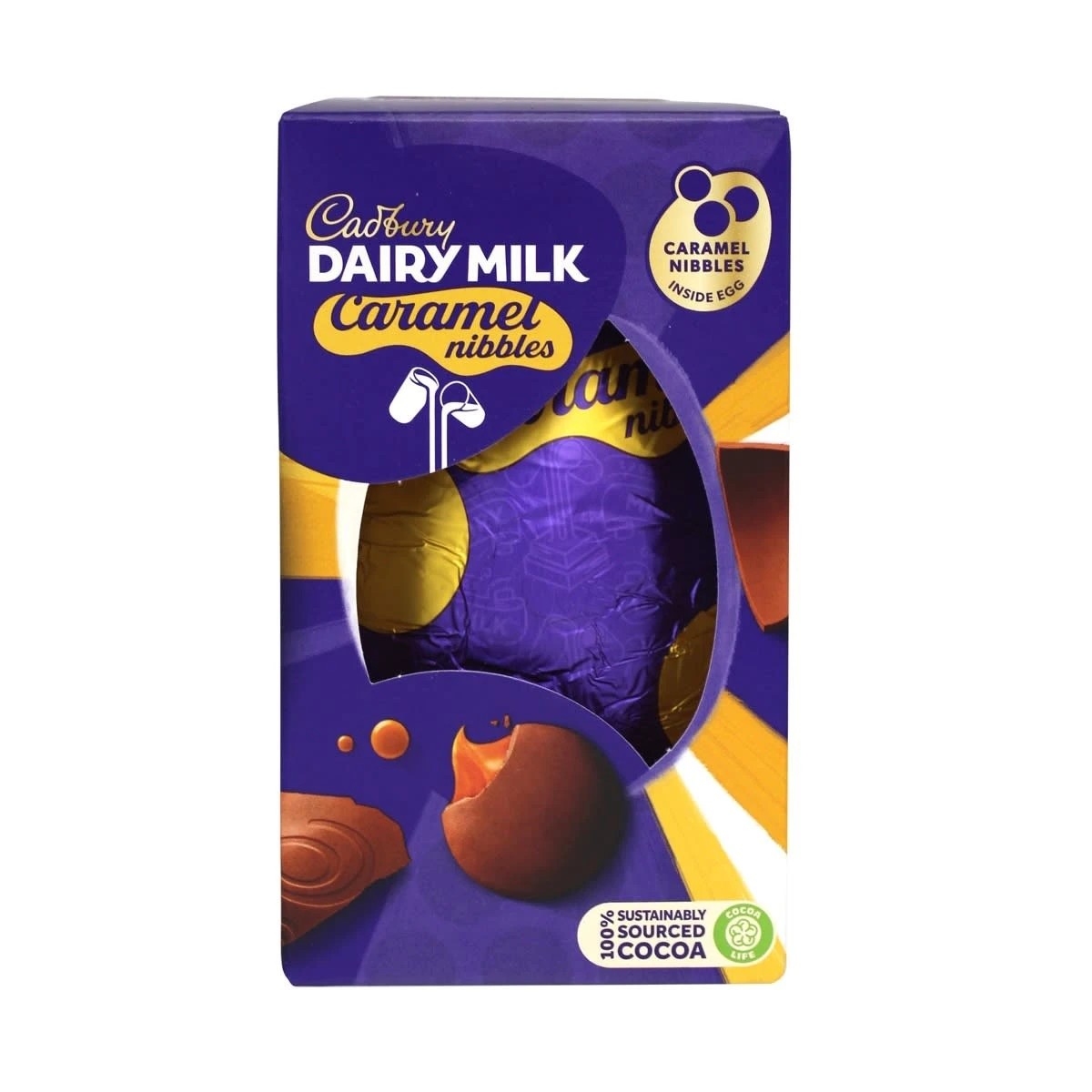 1 Cadbury Dairy Milk Caramel Nibbles 96g, 1 of 3