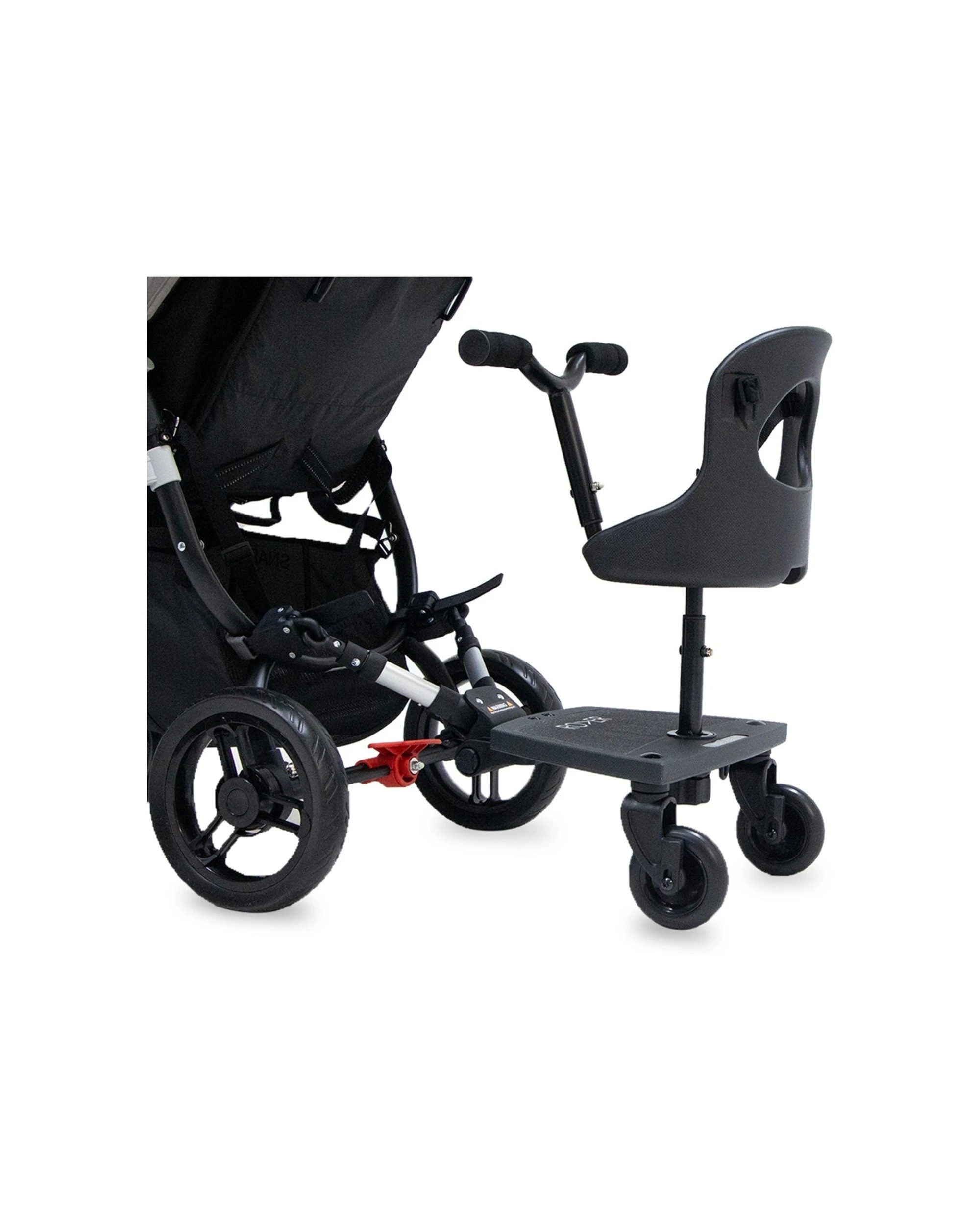1 ValcoBaby Rover Rider Stroller Pram Board Universal Compatibility Harness Seat Kids 15 Months Plus. - Black, 1 of 5