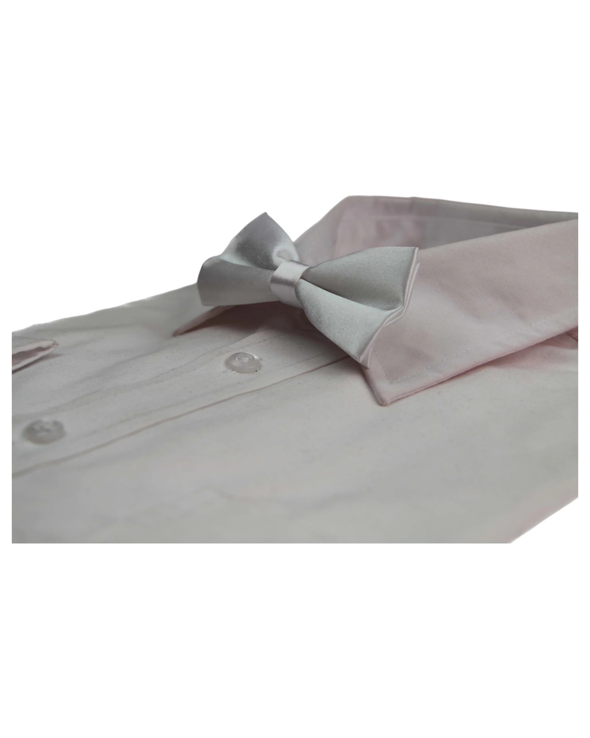 3 Zasel Boys White Plain Bow Tie, 3 of 5