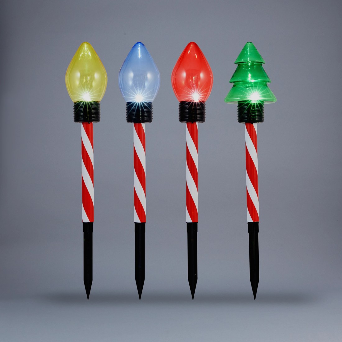 1 Solar Powered LED Light Up Garden Stake - Assorted, 1 of 6