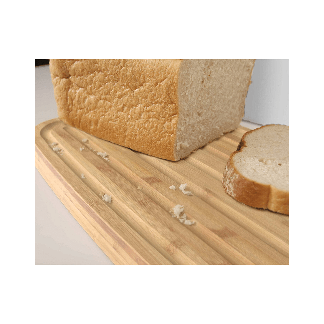 2 Joseph & Joseph 37cm Bread Bin Storage Container W/ Cutting Board Lid White
 - White, 2 of 2