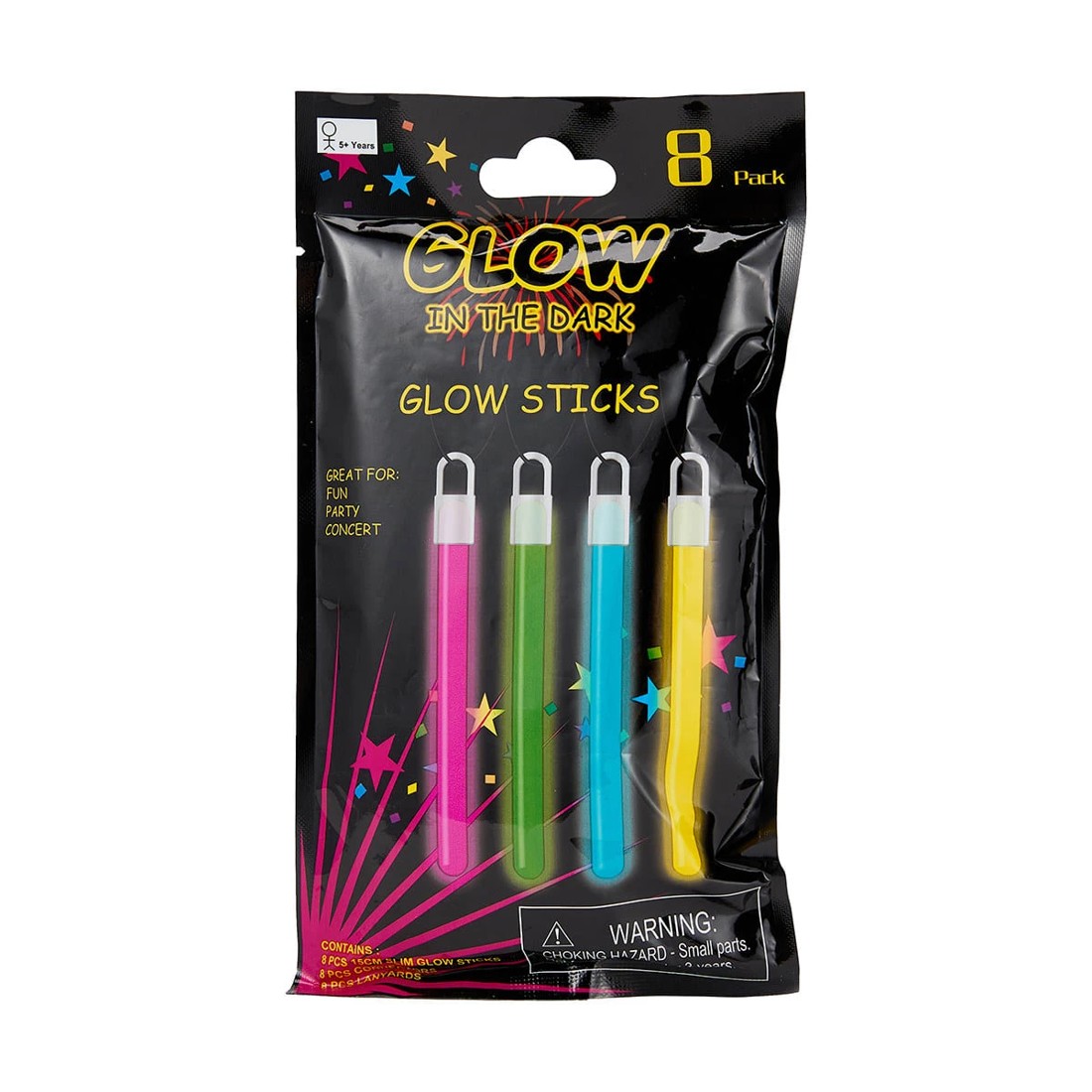 1 8 Pack Glow Sticks, 1 of 8