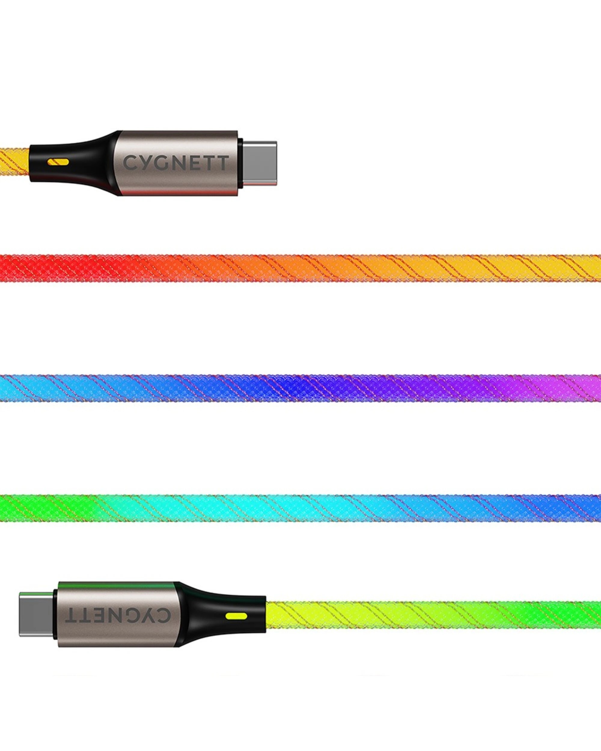 3 Cygnett - Illuminate 1.2 USB-C to USB-C Light Up Cable, 3 of 3