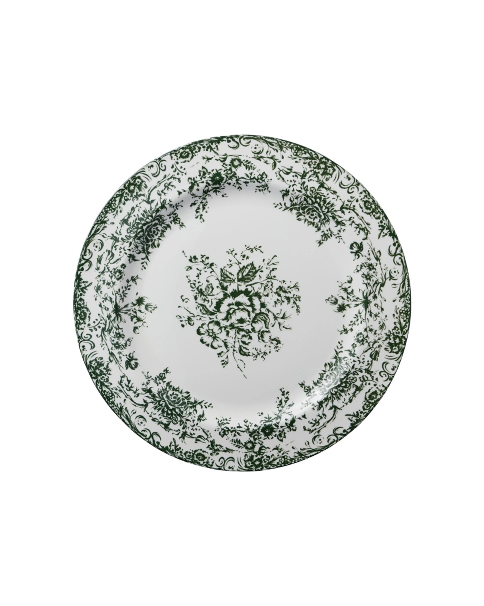 1 Casa Domani Ceramic Rosetta Round Platter Serveware 36cm Antique - Green, 1 of 1