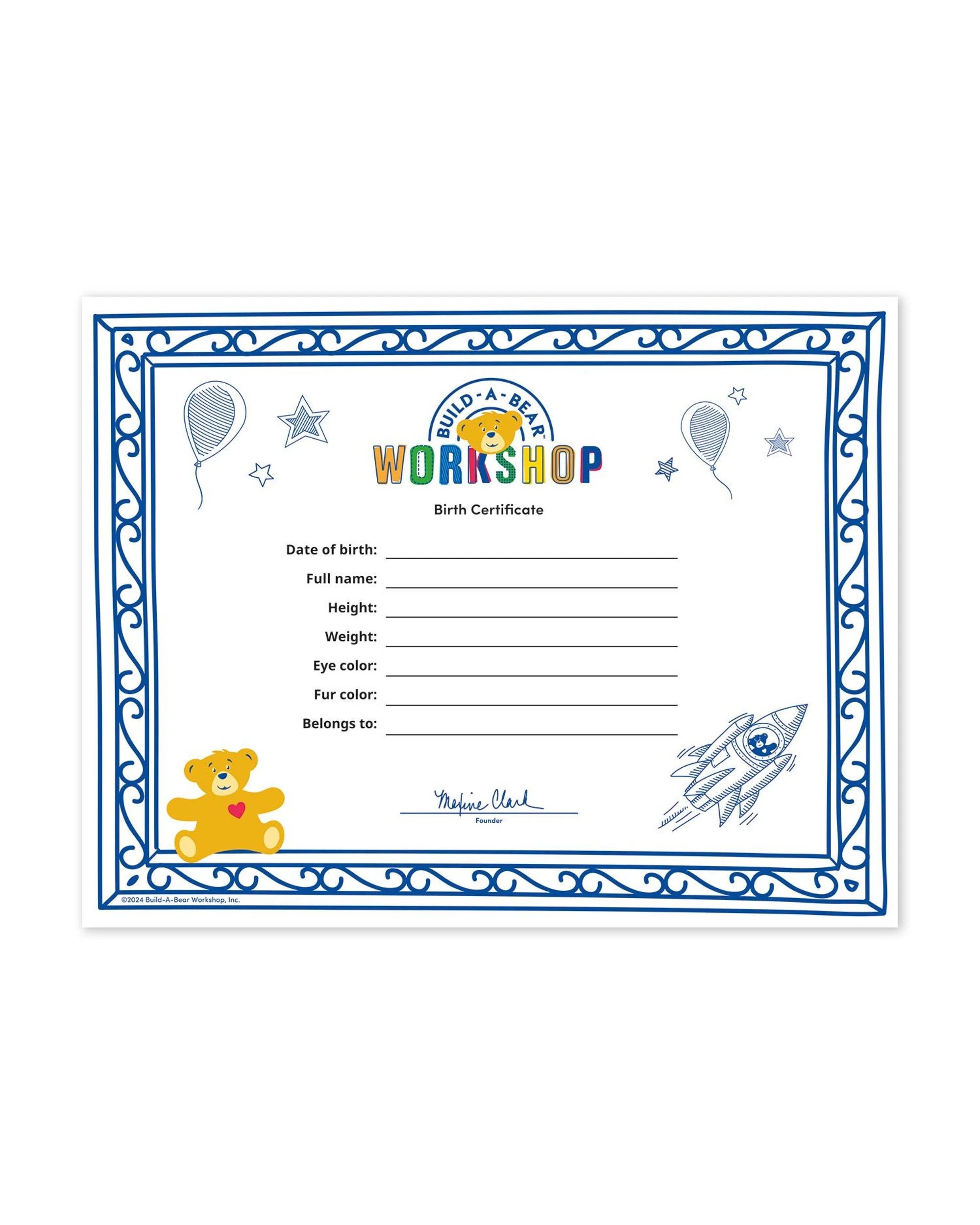 6 Casdon Build-A-Bear Workshop Furtastic Bear and Outfit - Dark Brown + Rocket -  Plush, 6 of 9