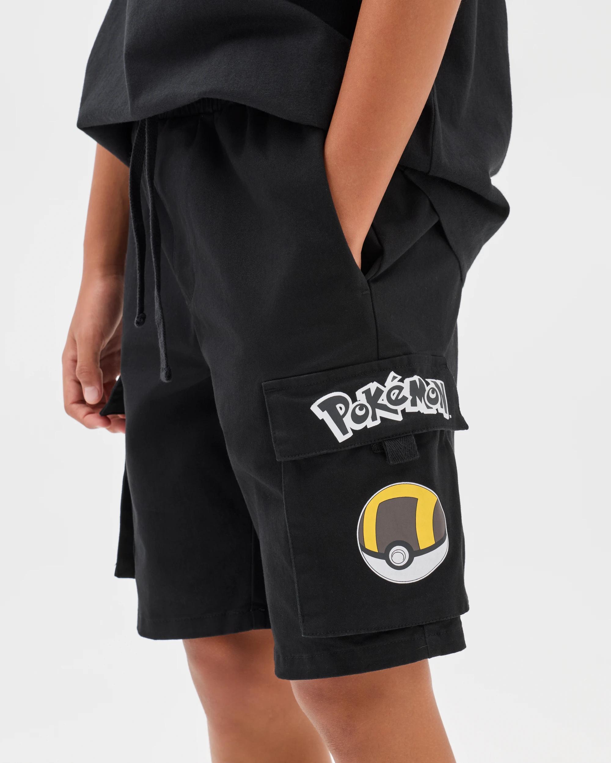 3 Pokemon Cargo Shorts BLACK, 3 of 8