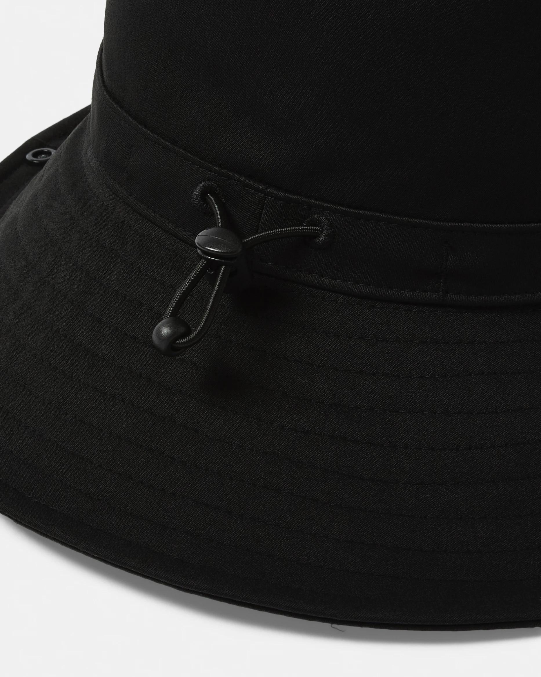 2 Water Resistant Wide Brim Hat Black, 2 of 4
