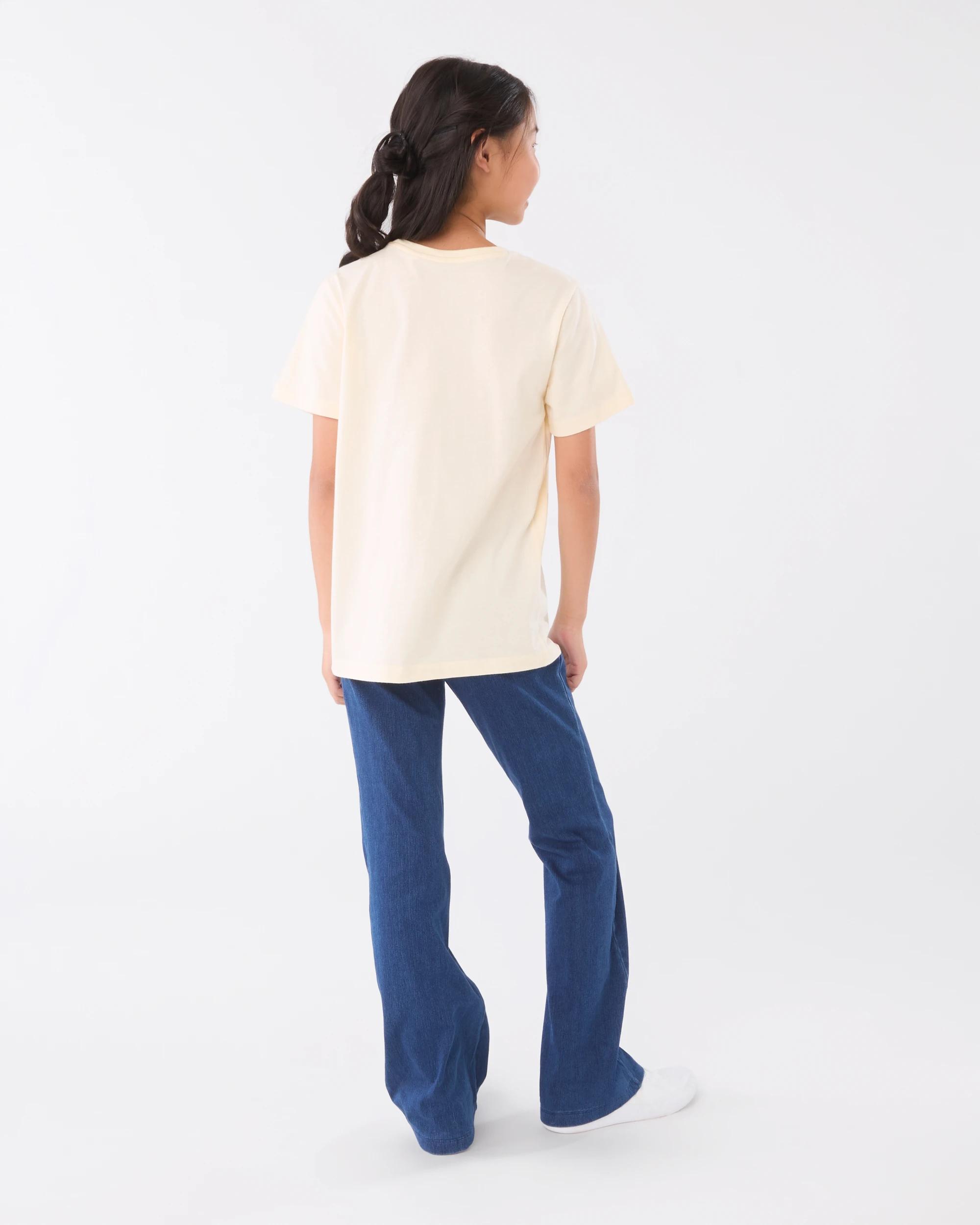 6 Short Sleeve Print T-shirt Ylw Typo, 6 of 6