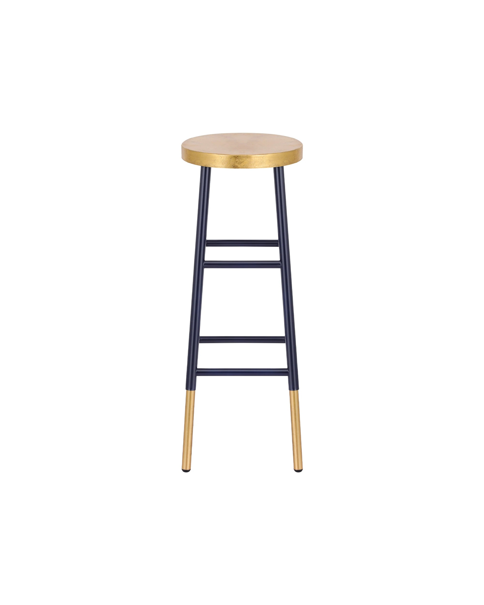 3 Artiss Bar Stools Metal Gold Navy - Multi, 3 of 7