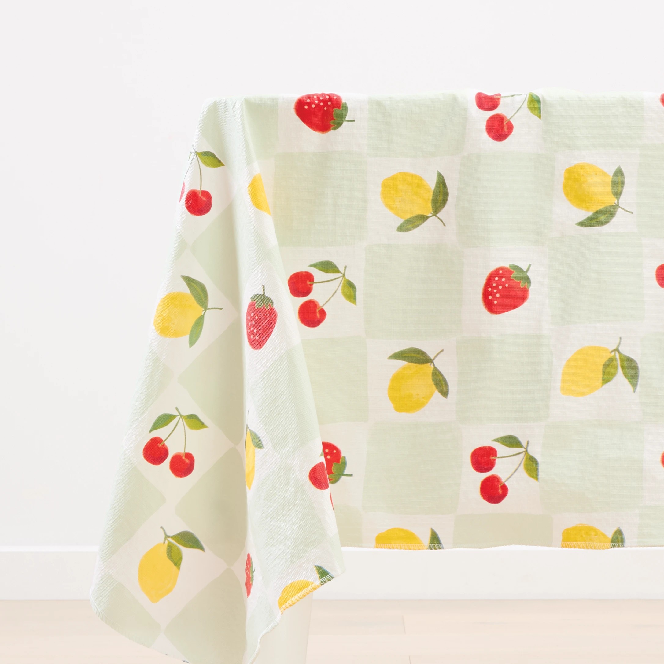 3 Fruits Extra Large Flannel Back Tablecloth, 3 of 5
