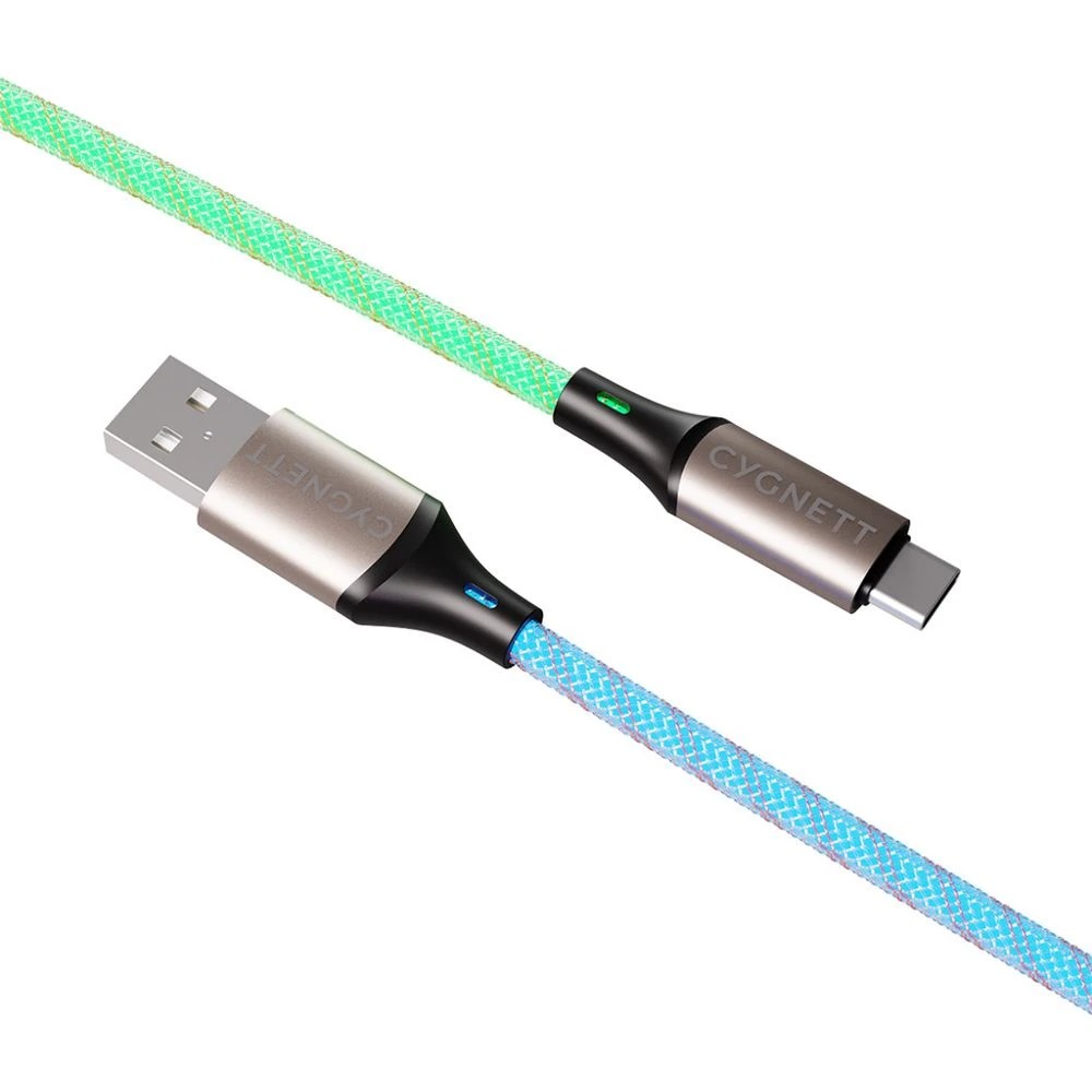 2 Cygnett Illuminate USB-C to USB-A 1.2m Light Up Cable, 2 of 6