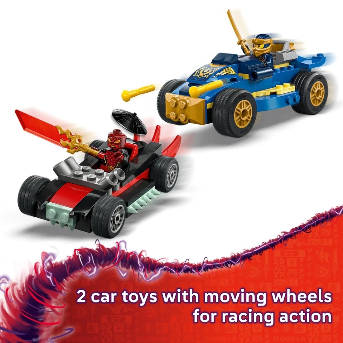 5 LEGO NINJAGO Rogue vs. Drix Race Car Duel 71840, 5 of 11