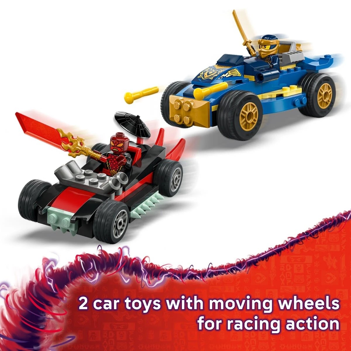 5 LEGO NINJAGO Rogue vs. Drix Race Car Duel 71840, 5 of 11