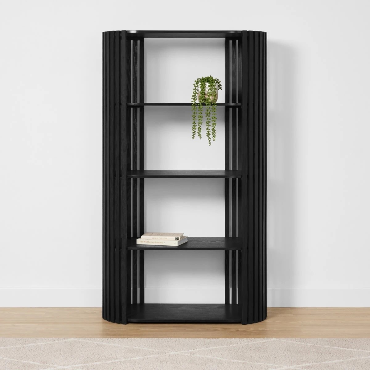1 Nate Bookshelf - Black, 1 of 10