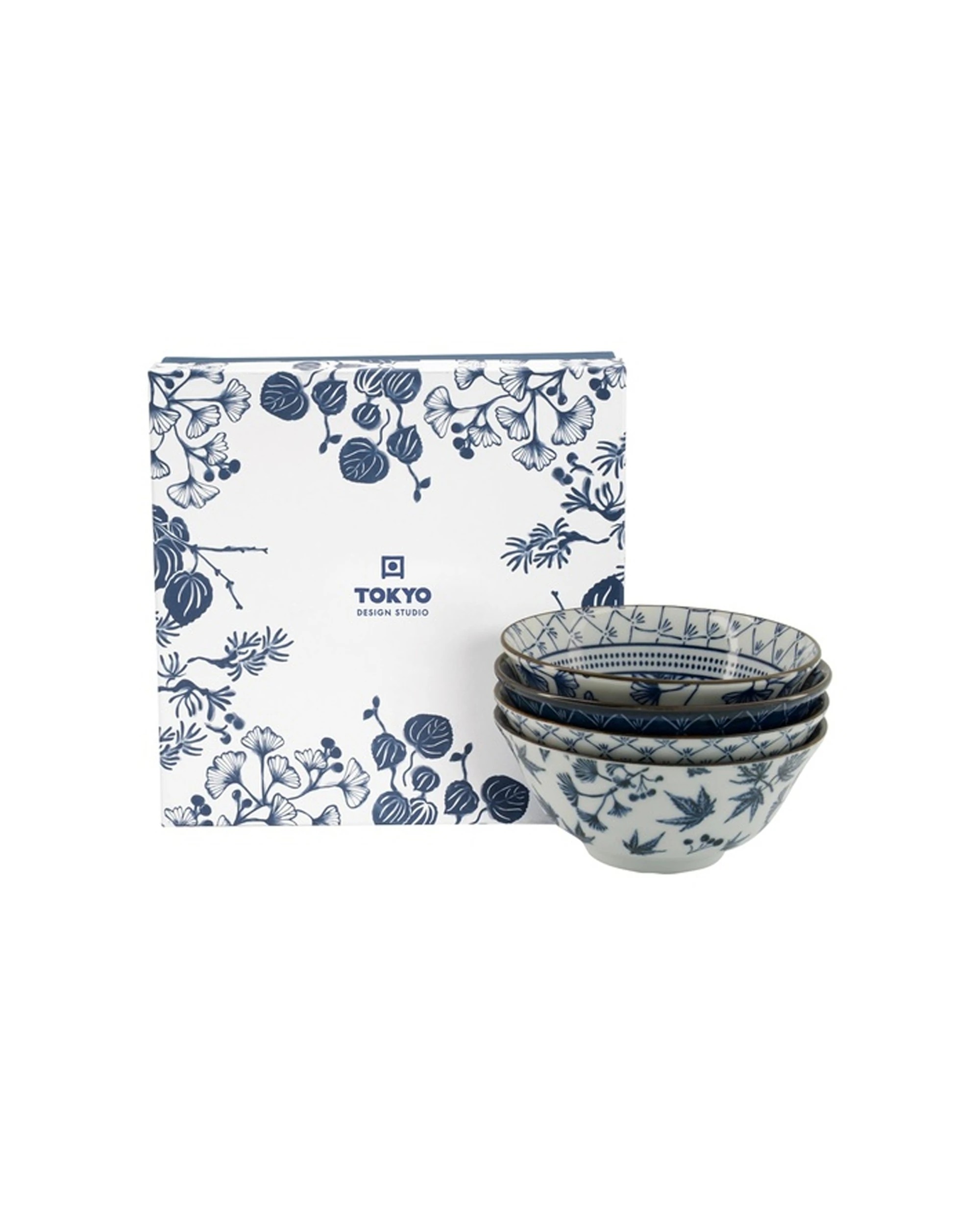 6 Tokyo Design 4pc Studio Flora Japonica Tayo Bowl Set 15cm, 6 of 7