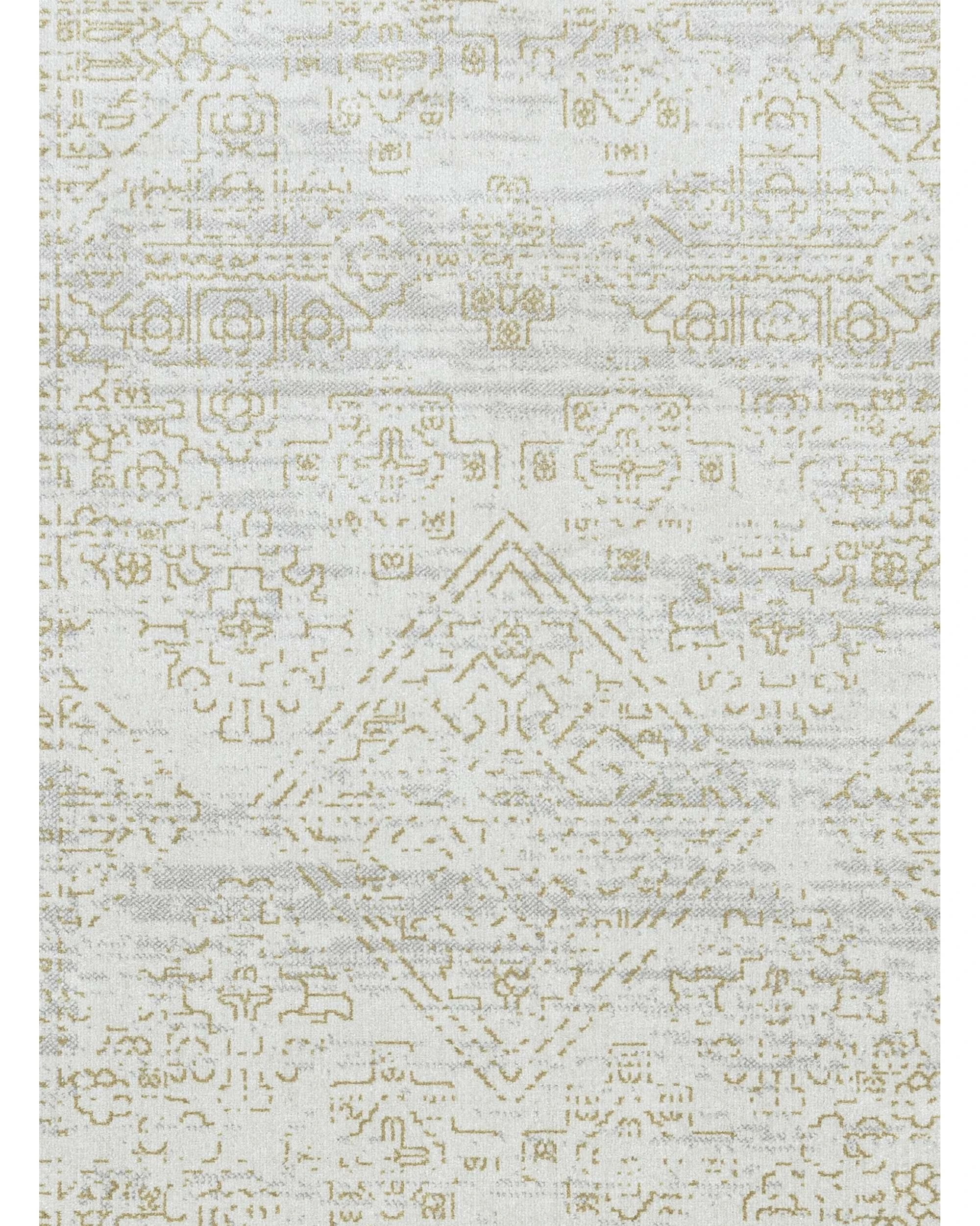 7 Loopsie Andalen  Vintage Washable Rug - Grey, 7 of 8