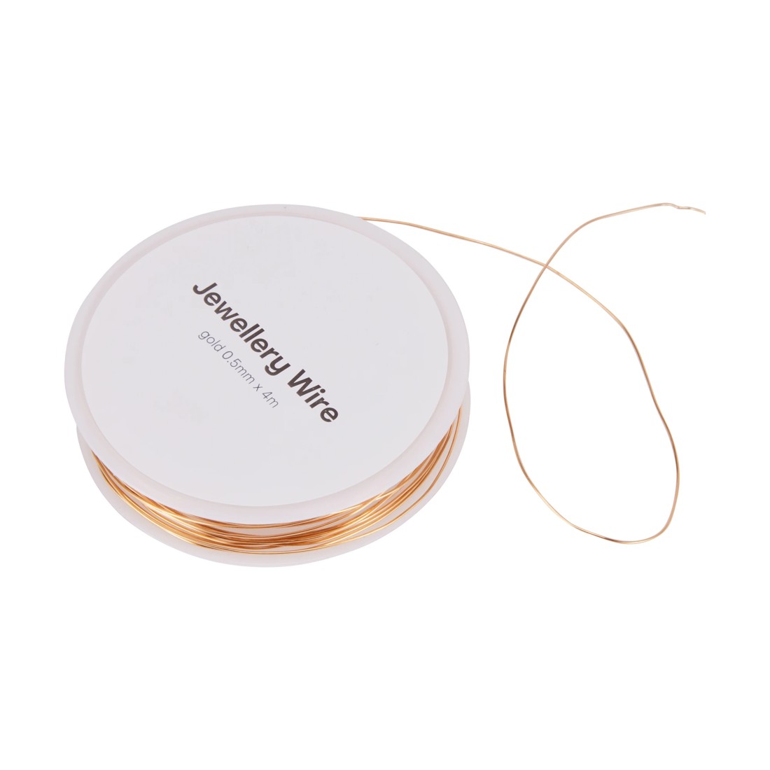 4 3 Pack Jewellery Wire - Gold Look, Silver Look and Rose Gold Look, 4 of 6