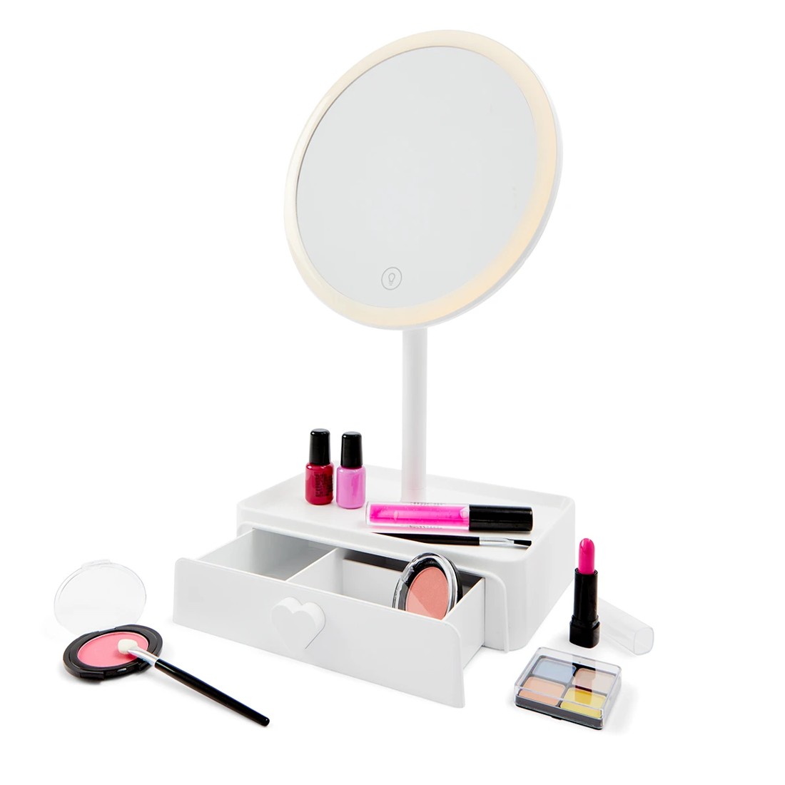 1 Toy 14 Piece Premium Light Up Vanity with Makeup Kit, 1 of 10