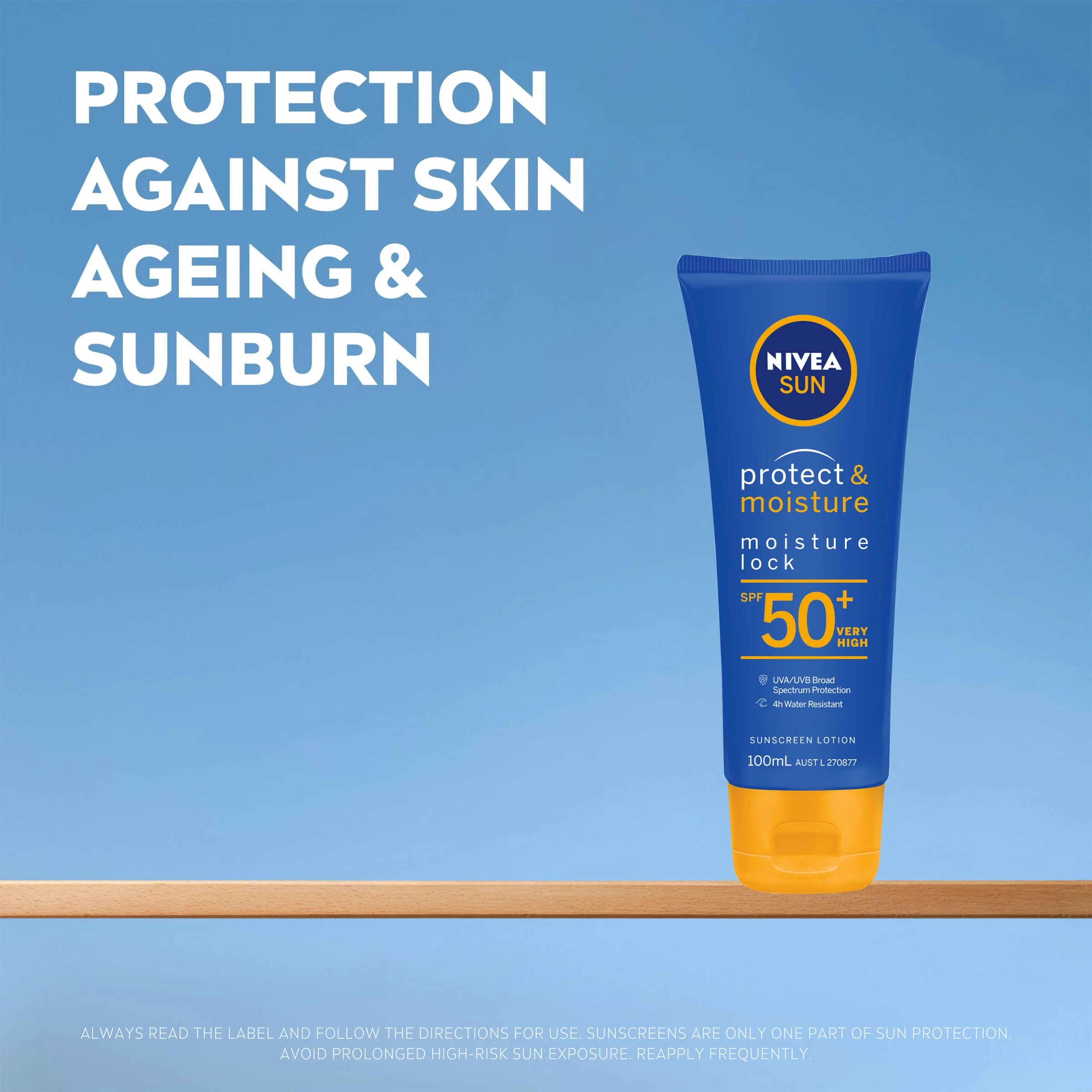 5 Nivea Sun Protect & Moisture SPF50+ Sunscreen Lotion 100ml - Panthenol and Vitamin E, 5 of 8