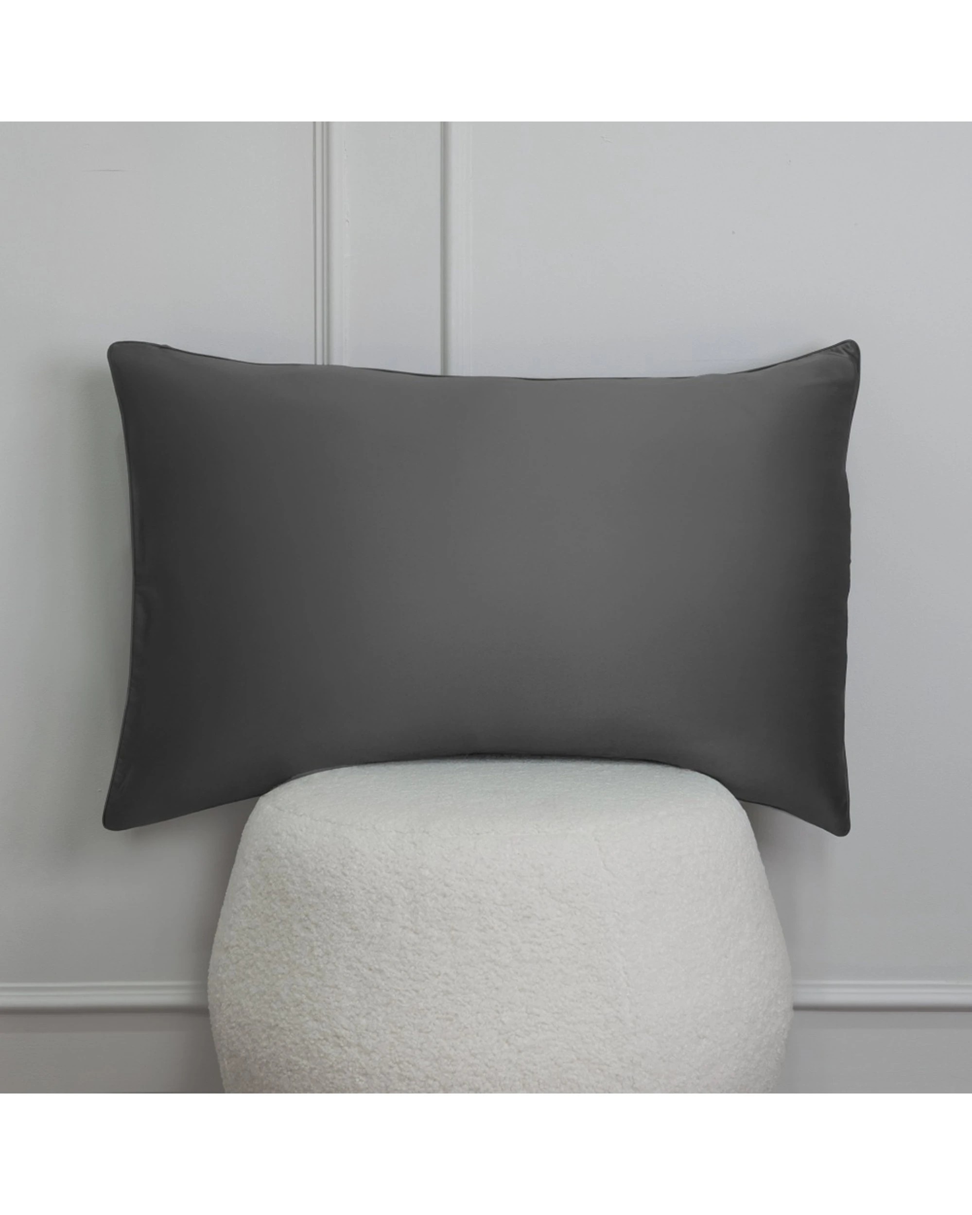 6 Bedding co Pillow Case 100% Mulberry Silk 22 Momme European Dark - One Size - Grey, 6 of 6