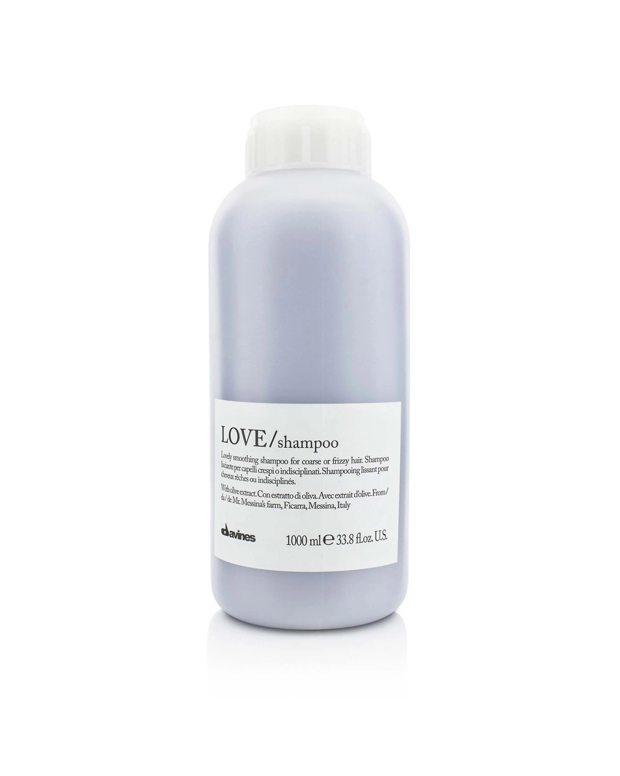 1 Davines Love Shampoo (Lovely Smoothing Shampoo For Coarse or Frizzy Hair)  1000ml/33.8oz, 1 of 4