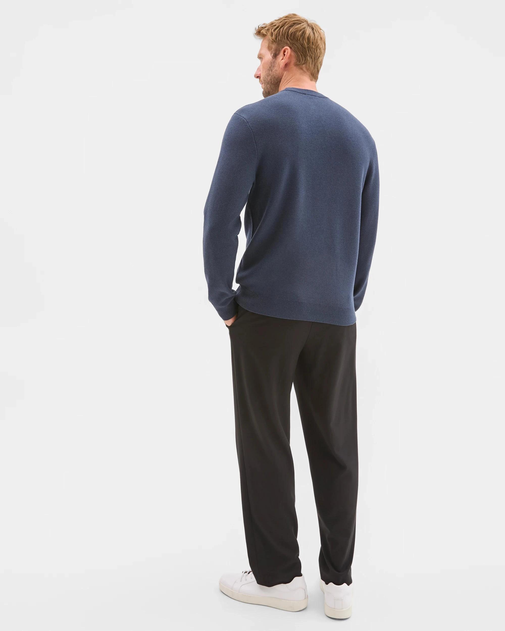 4 Preview Milano Knit Crew Neck Jumper NAVY, 4 of 5