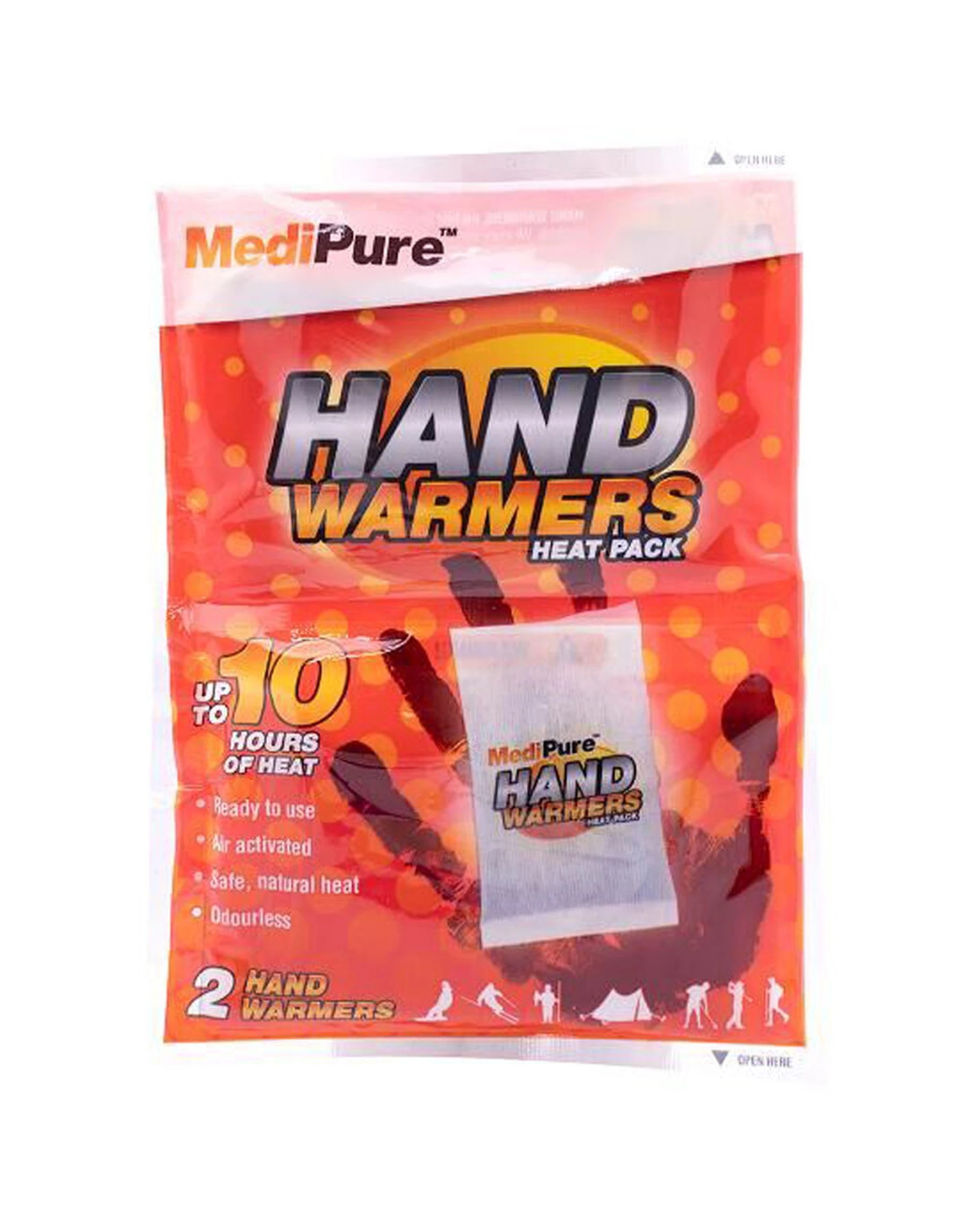 2 Medipure 12x 2pc Hand Warmers Heat Pack Up To 10 Hours Air Activated Odourless - Multi, 2 of 6
