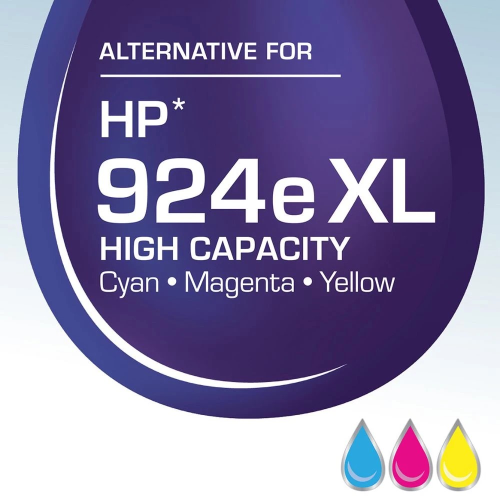 2 Calidad HP 924e XL Value Ink Cartridge 3 Colour Pack, 2 of 7