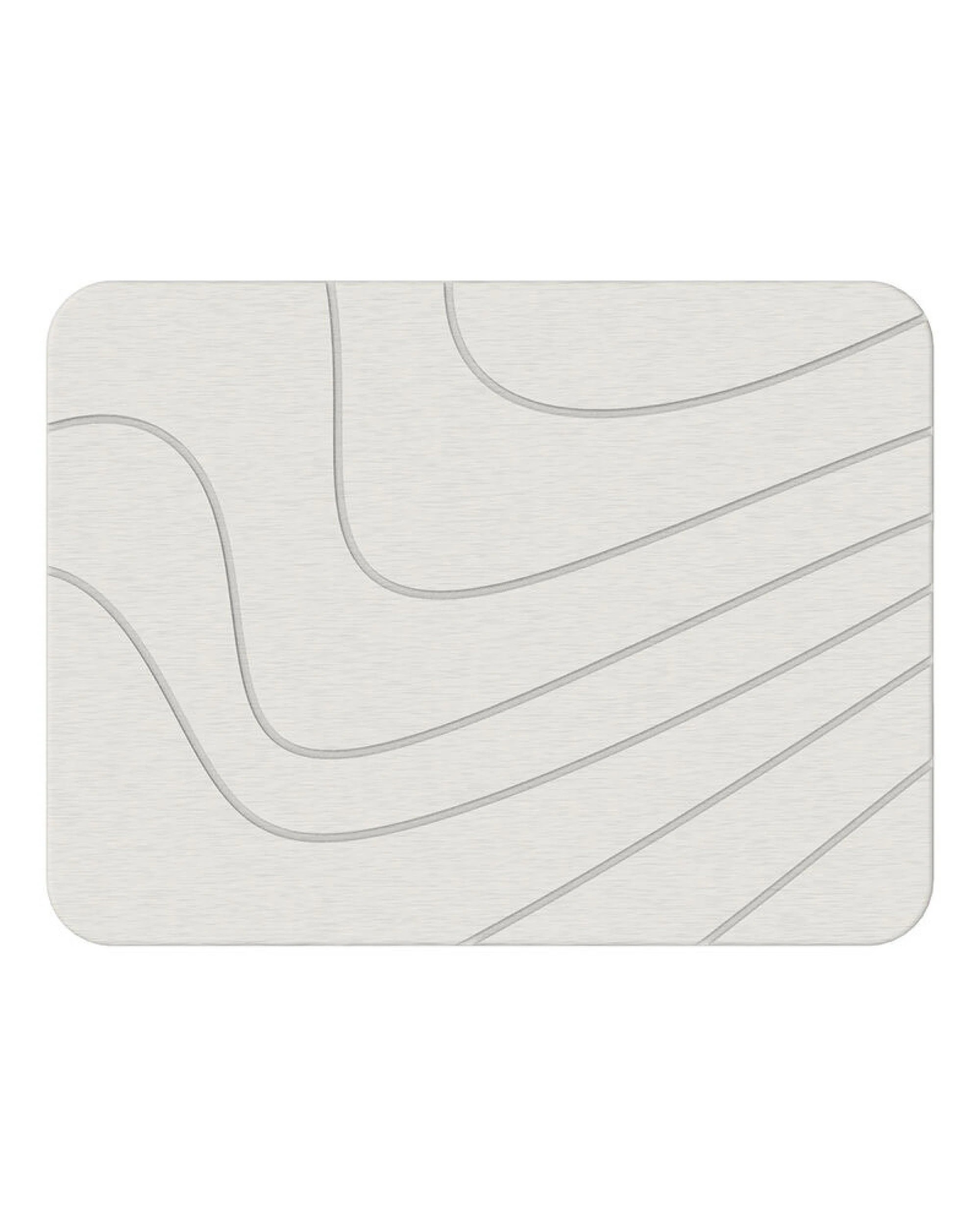 1 BR Home Diatomite Kitchen Dish Drying Mat with Absorbent Lines, 1 of 4