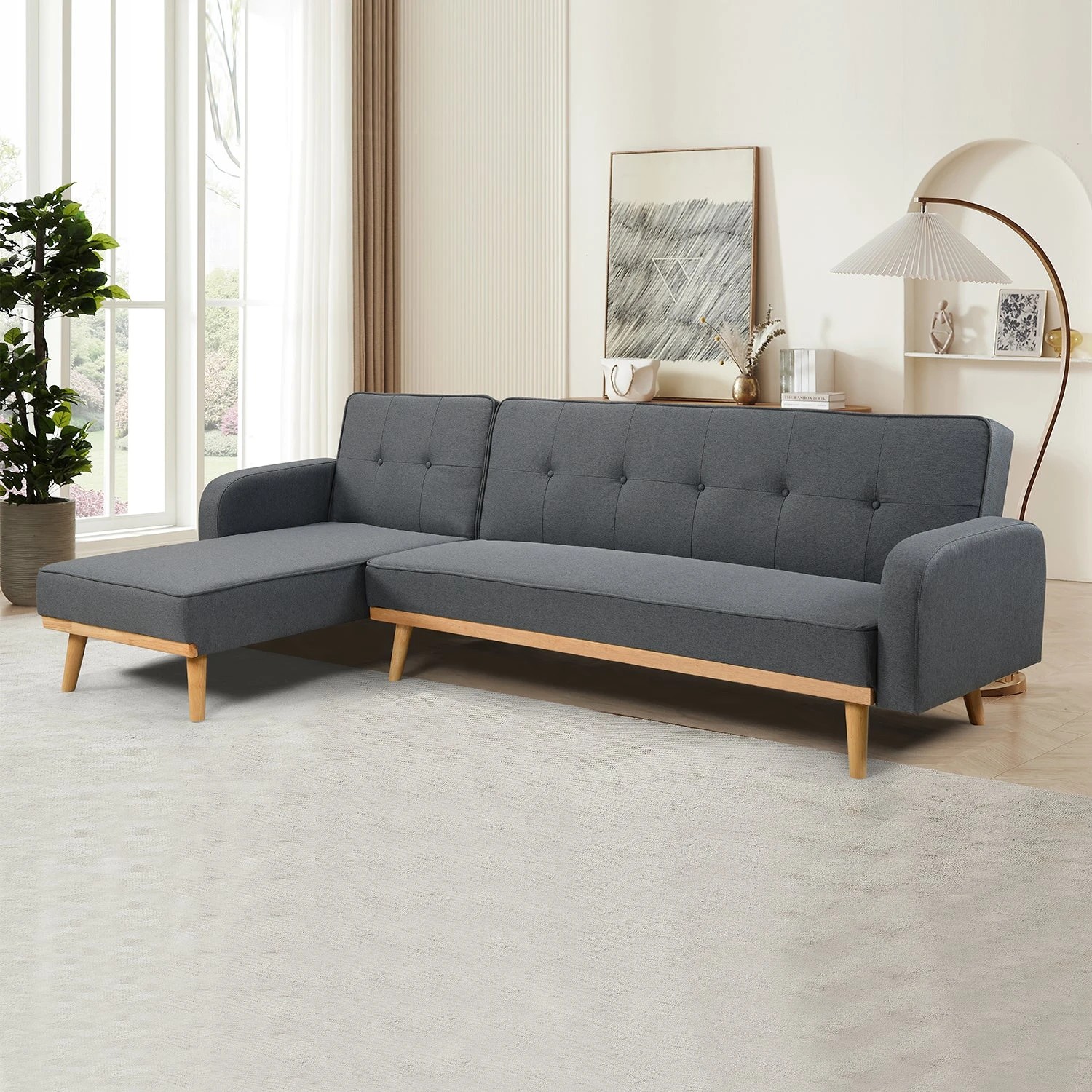 5 Foret 3seater Sofa Lounge Convertible Couch Furniture Ottoman Chaise Recliner L Shaped, 5 of 10