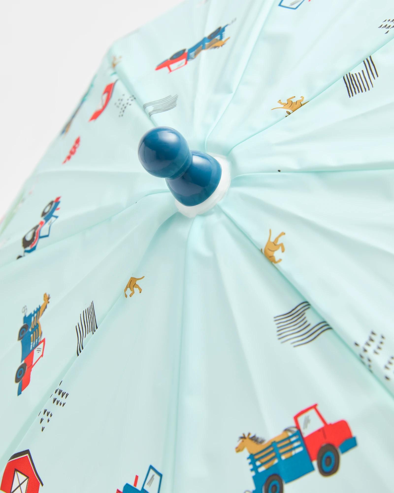 2 Target Kids Print Umbrella FARM PRINT, 2 of 3