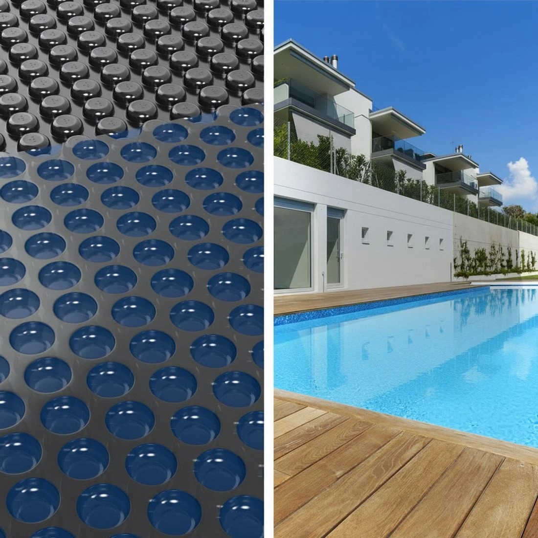 6 Aquabuddy Pool Cover 600 Micron 8.5x4.2m w/ Roller 5.55m Solar Blanket - Multi, 6 of 6