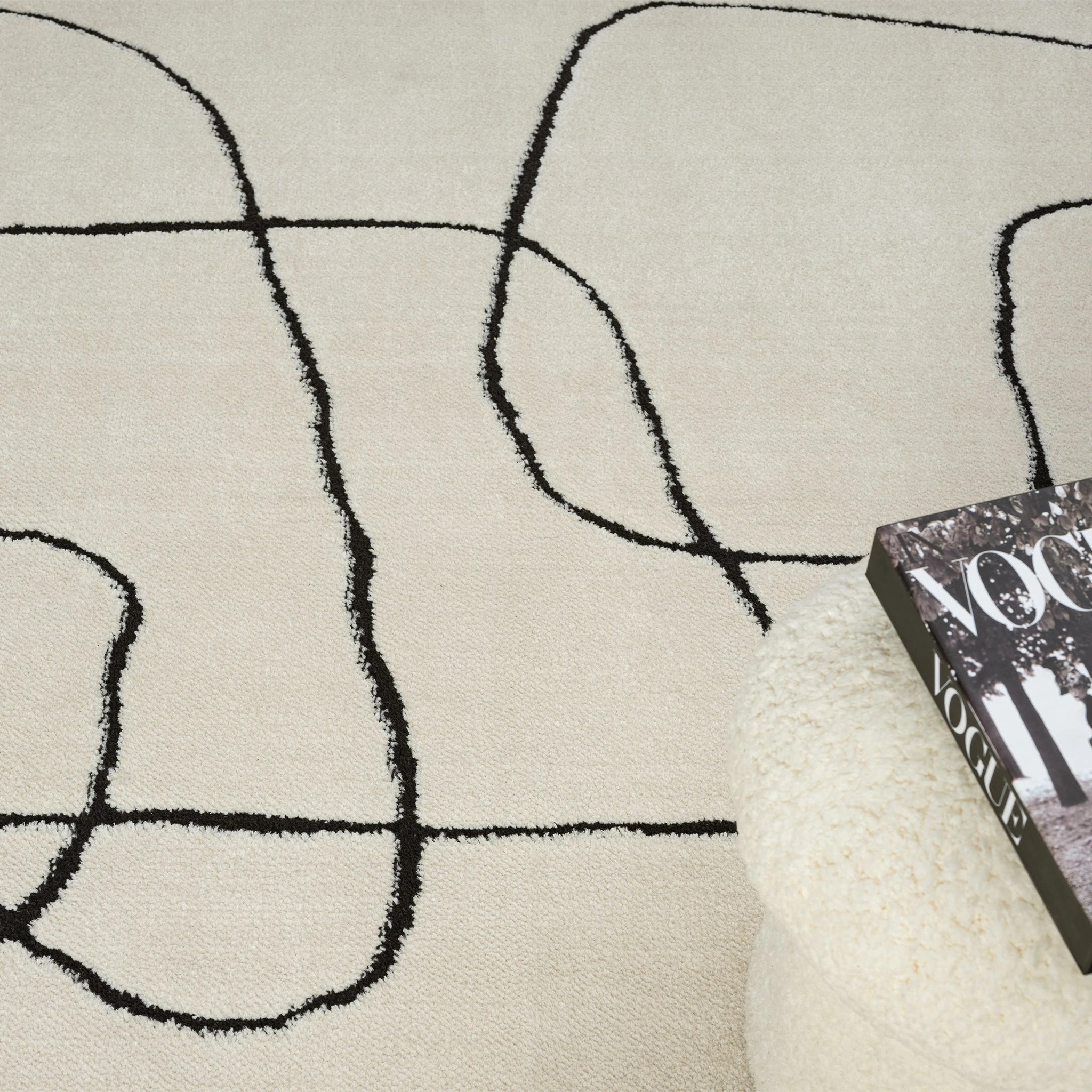 3 La Grace Home Admire Premium Rug - 120x170cm - Ivory, 3 of 10