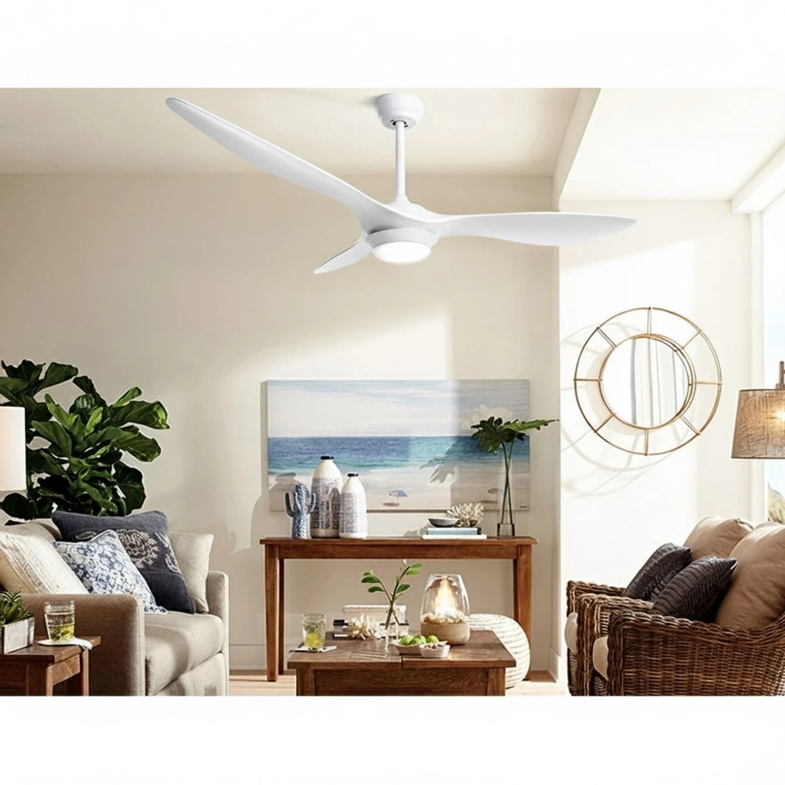 7 Devanti 52'' Ceiling Fan DC Motor w/Light w/Remote - Multi, 7 of 7