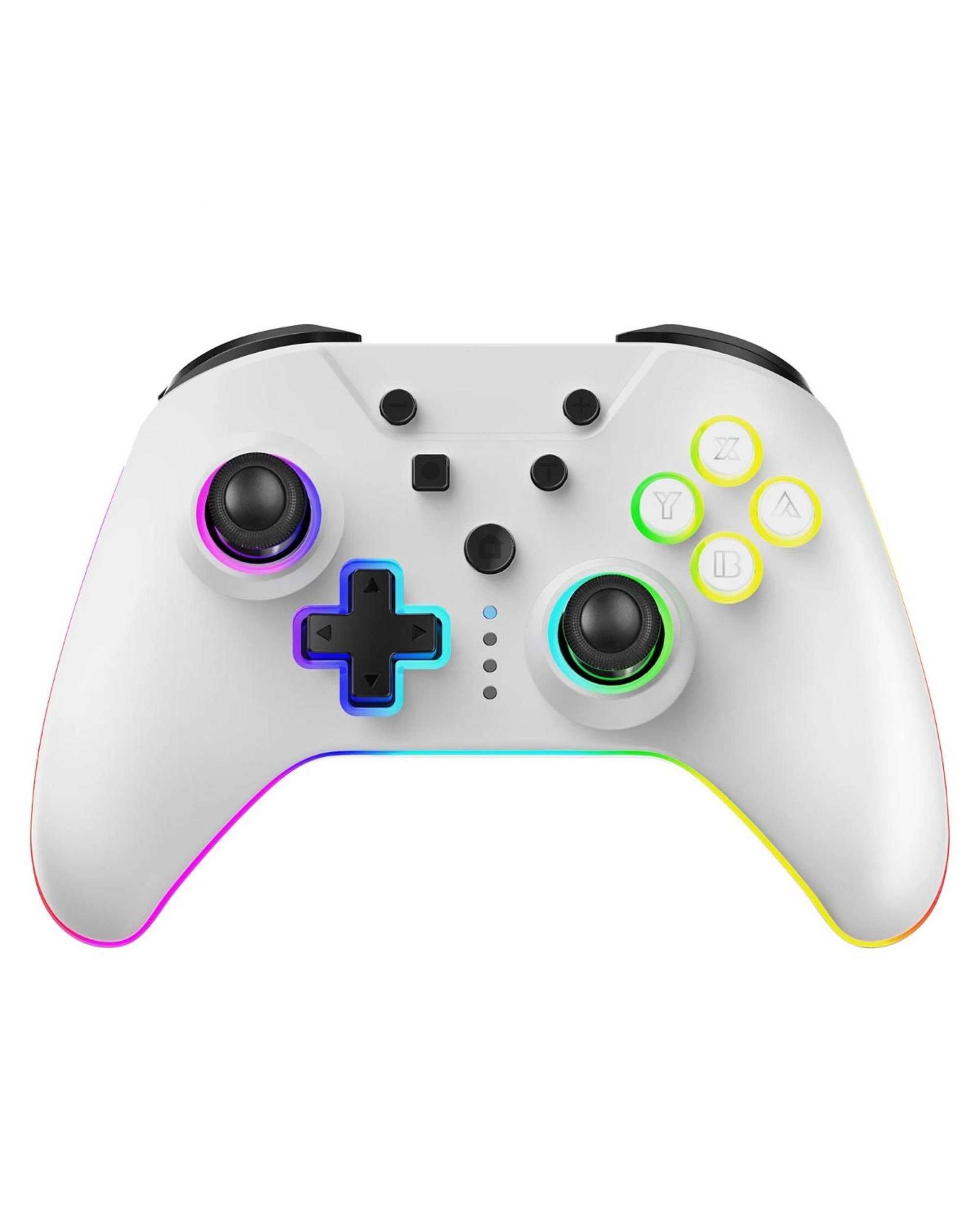 1 Armor3 NuRival Wireless Hall Effect Stick Game Controller For Switch - White, 1 of 5