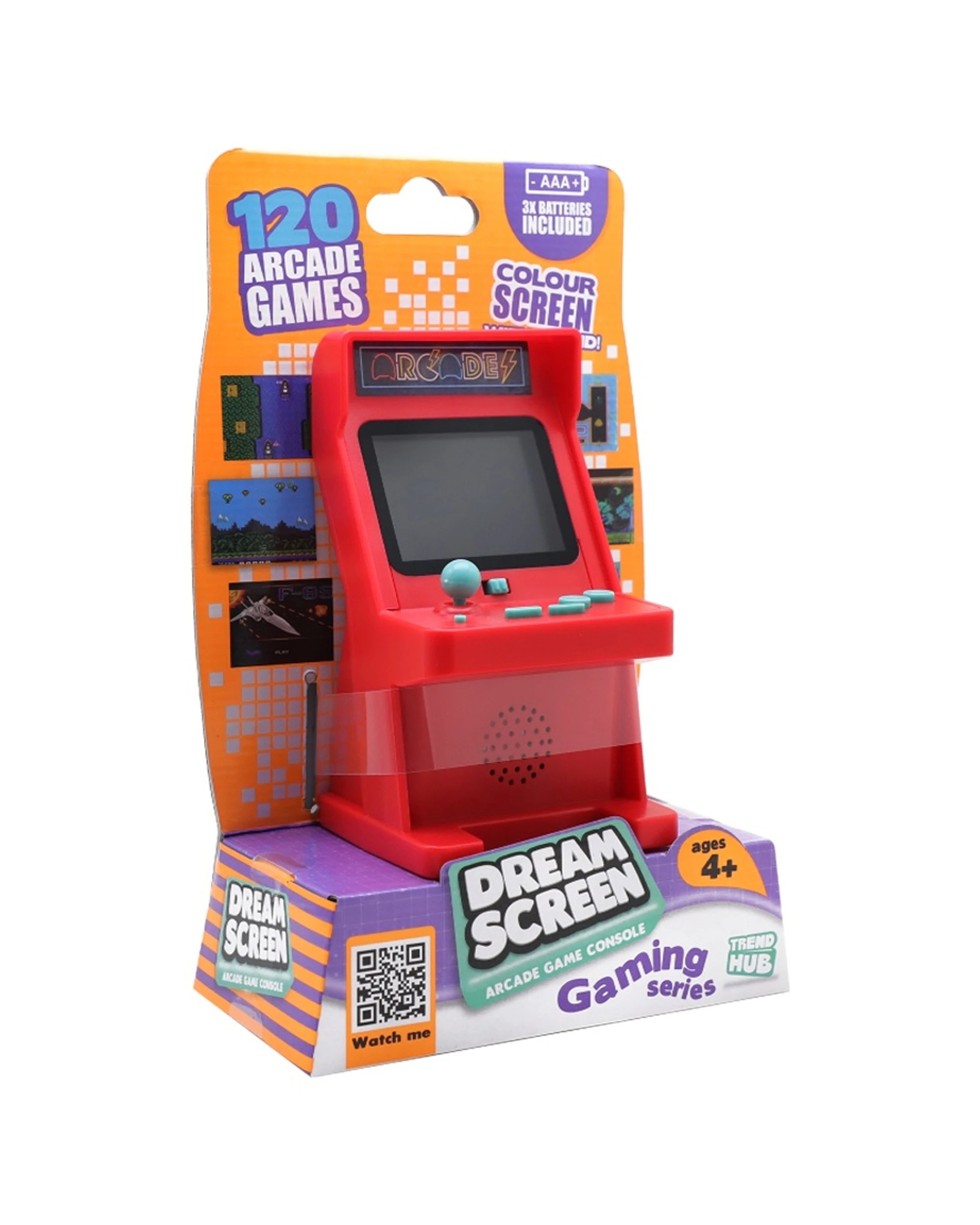 2 Trend Hub Kids Dream Screen Retro Arcade Game Console - Multi, 2 of 9