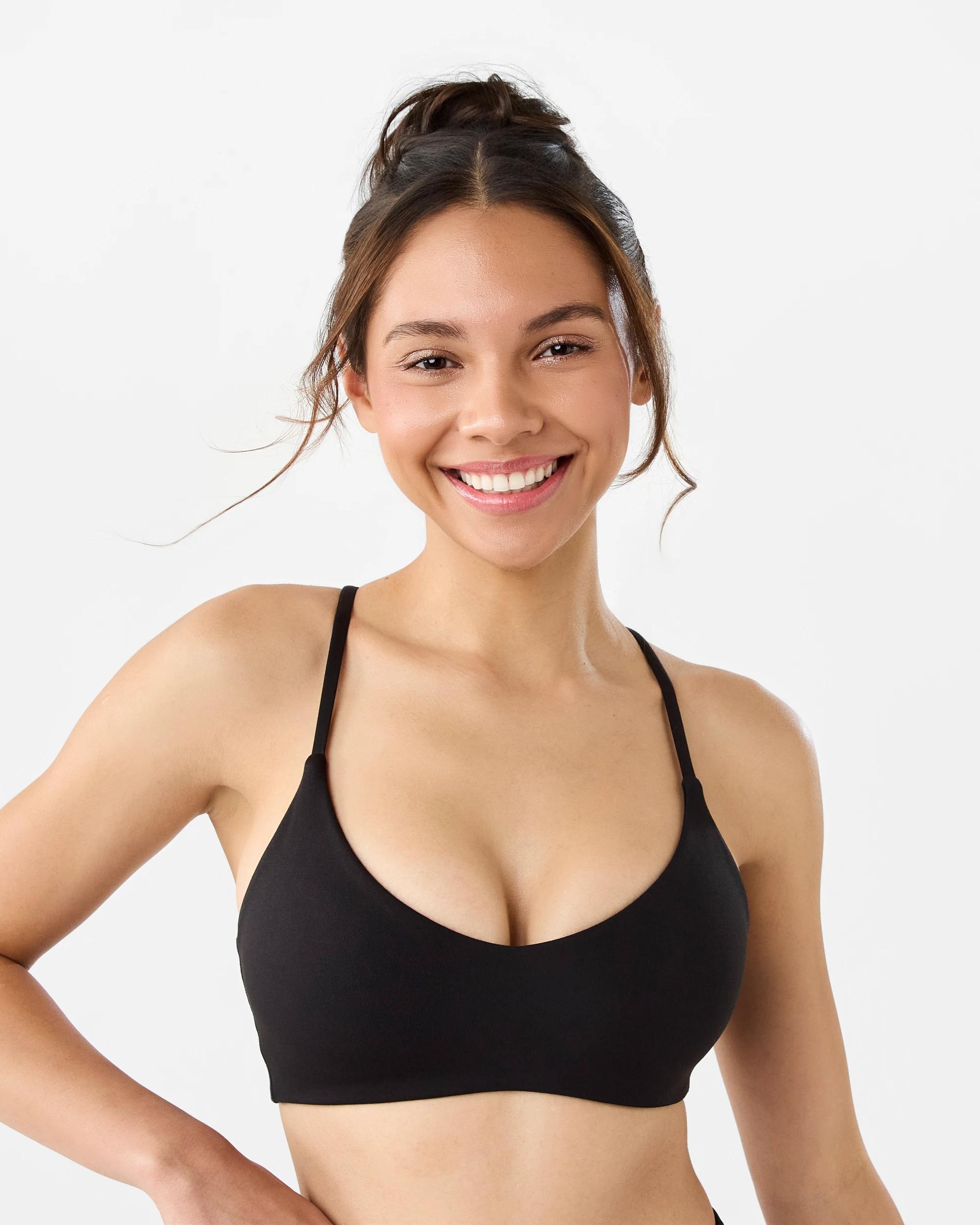 7 Active Womens Cloudform Light Micro Crop Black, 7 of 8