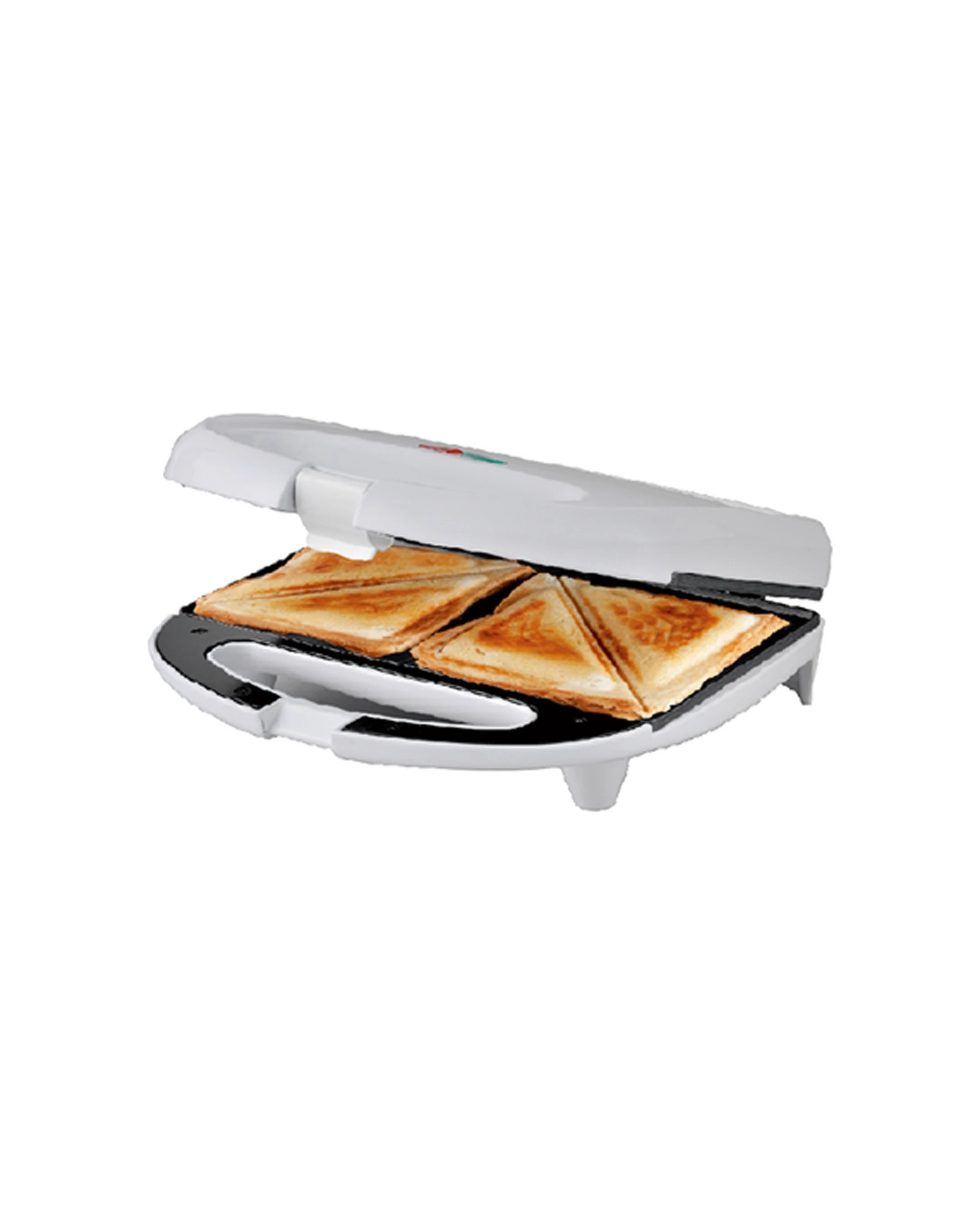 3 Tiffany 2 Slice Sandwich Maker 750W Nonstick Plates Cool Touch Handle - White, 3 of 3