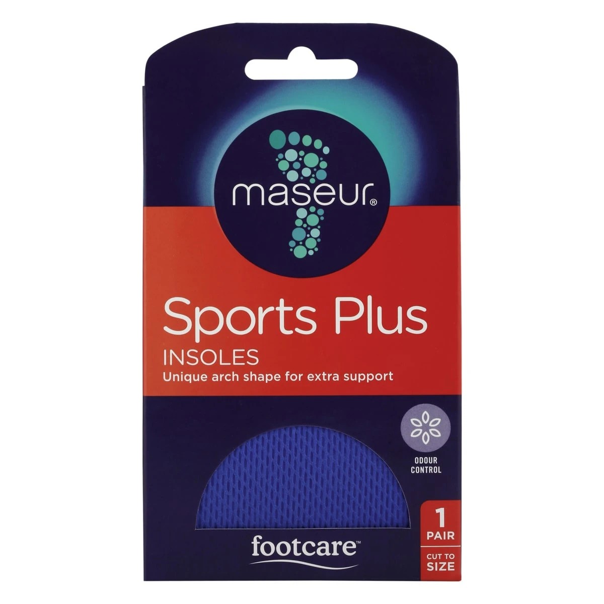 1 Maseur Footcare Sport Plus Insoles, 1 of 3