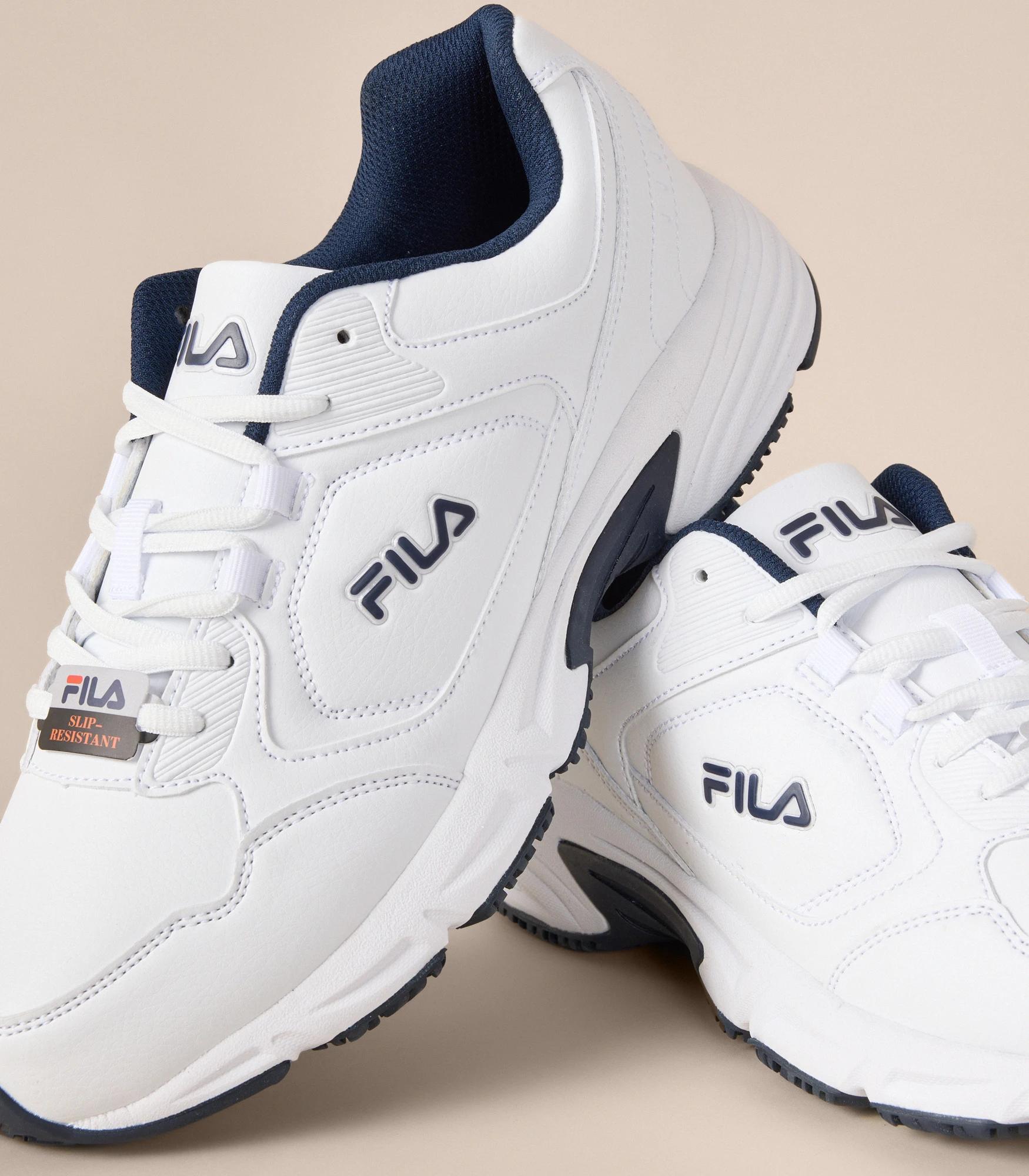 5 Fila Mens Sondrio Sneakers WHITE, 5 of 6
