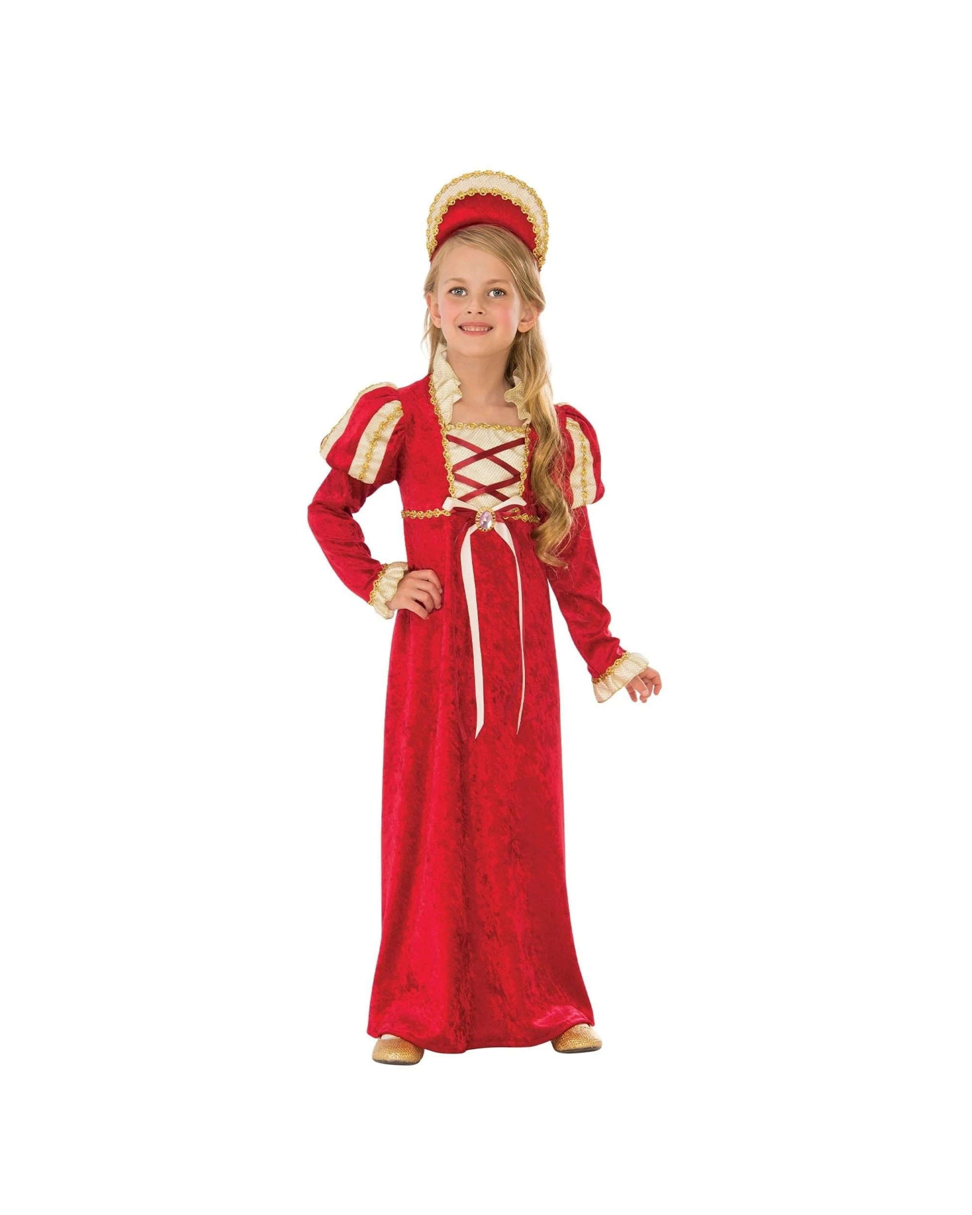 1 Medieval Princess Child Costume Size M 5-7 Years, 1 of 4