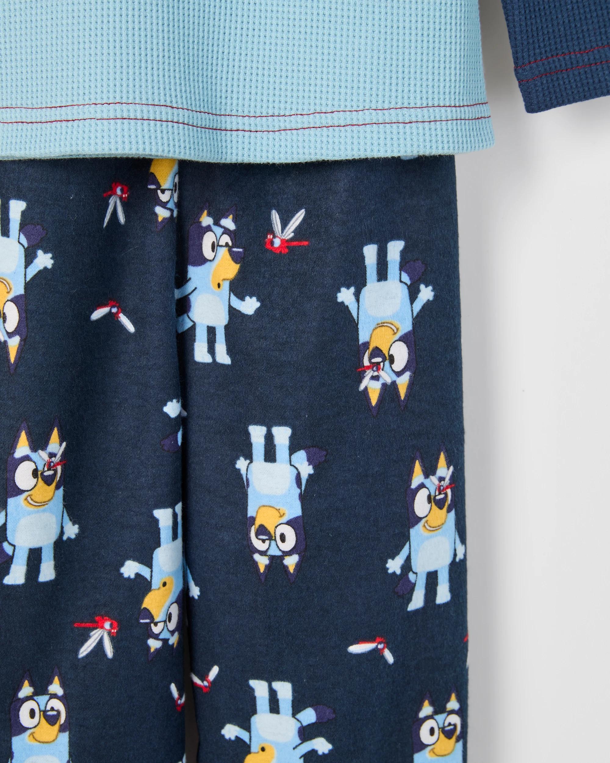 3 Bluey Australian Cotton Younger Boys Knit/Flannel Pyjama Set BLUEY, 3 of 4
