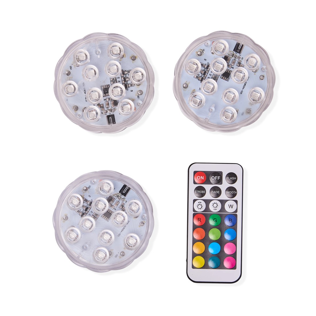 7 3 Pack LED Remote Pool Lights, 7 of 9
