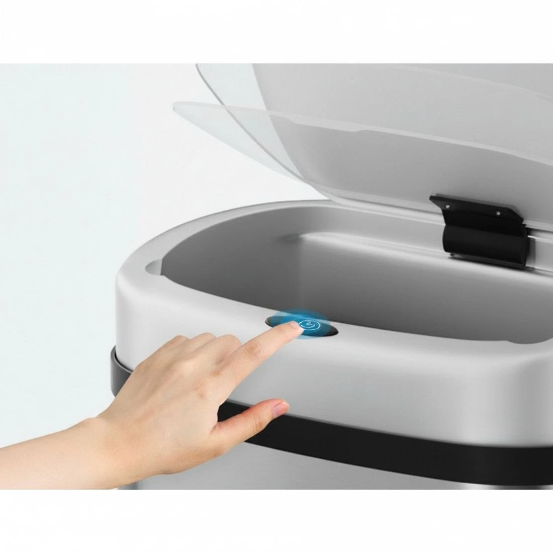 6 Devanti 60L Sensor Bin Motion Rubbish Automatic - Silver, 6 of 7